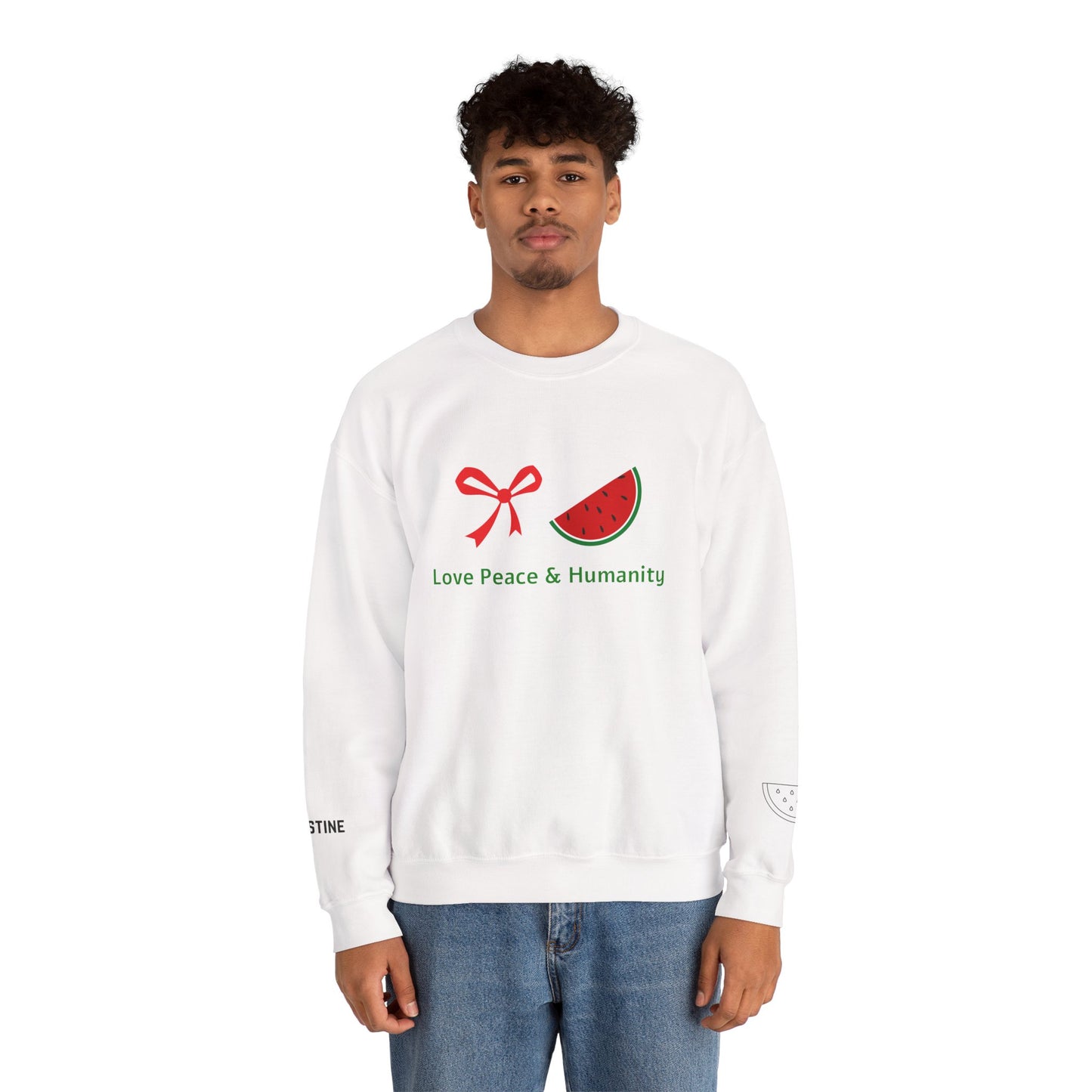 Love peace and humanity for Palestine Sweatshirt