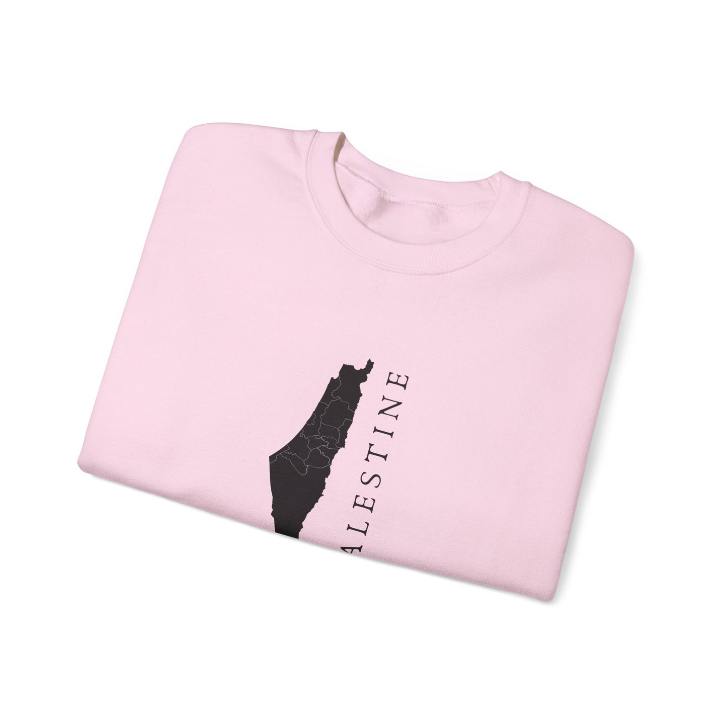 Palestine Map Sweatshirt Symbol of Hope & Solidarity