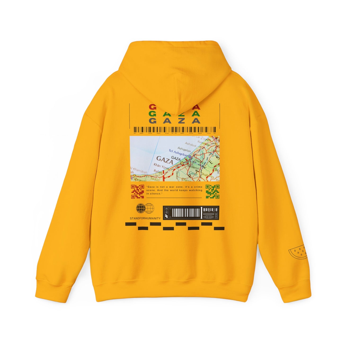 Freedom Gaza Freedom for Palestine Peaceful United and Resistance Hoodie