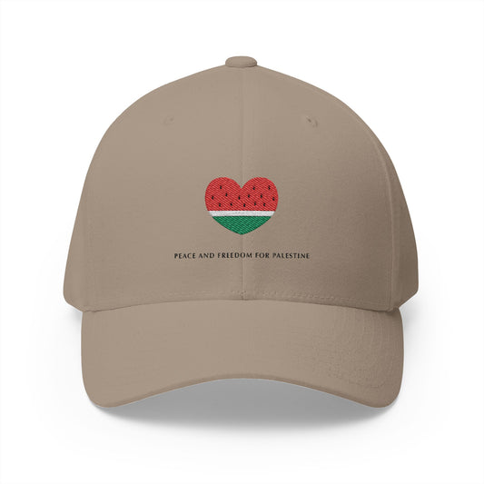 Freedom For Palestine Solidarity Hat Peace, Love & Freedom