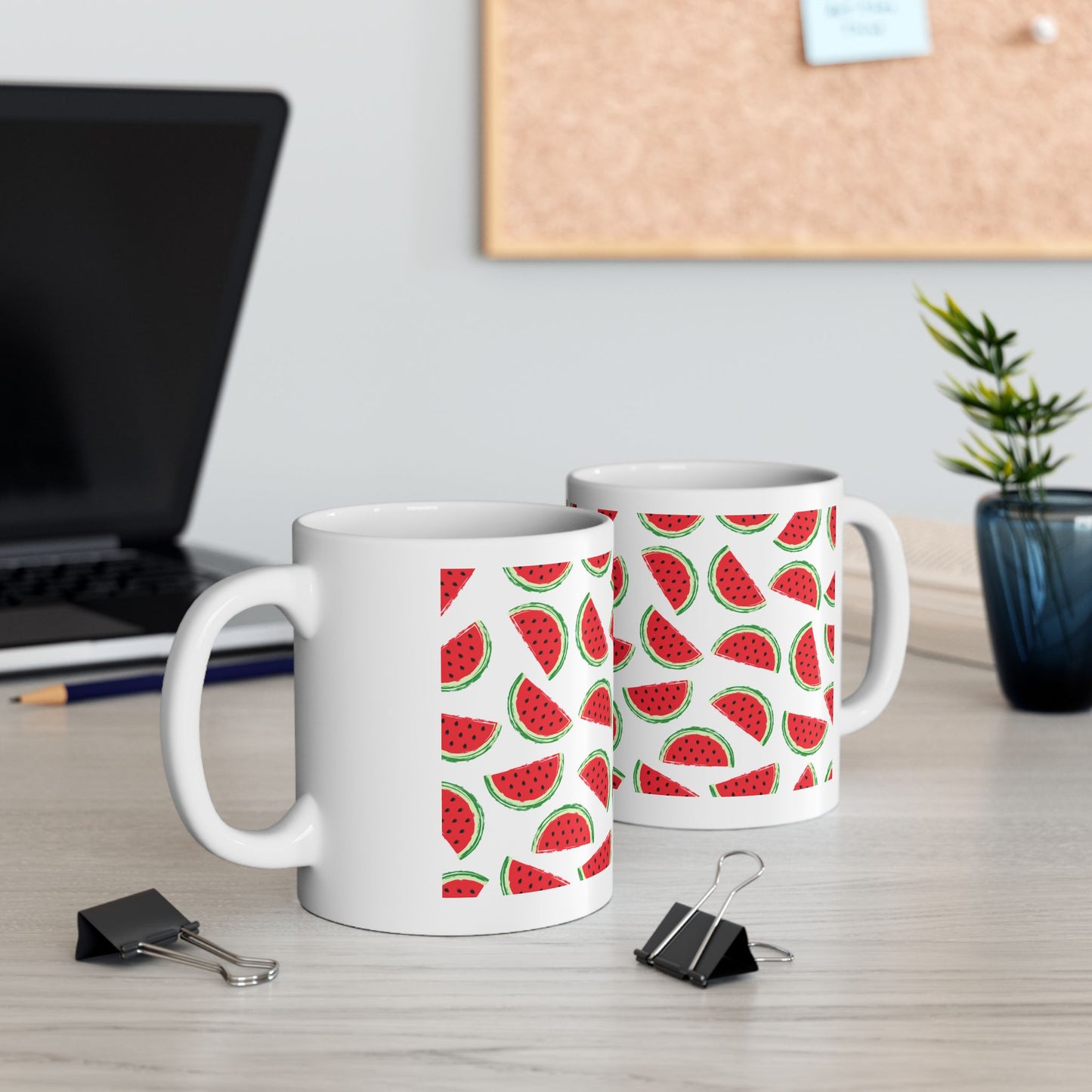 Watermelon Symbol Mug Free Palestine Fight and Resist