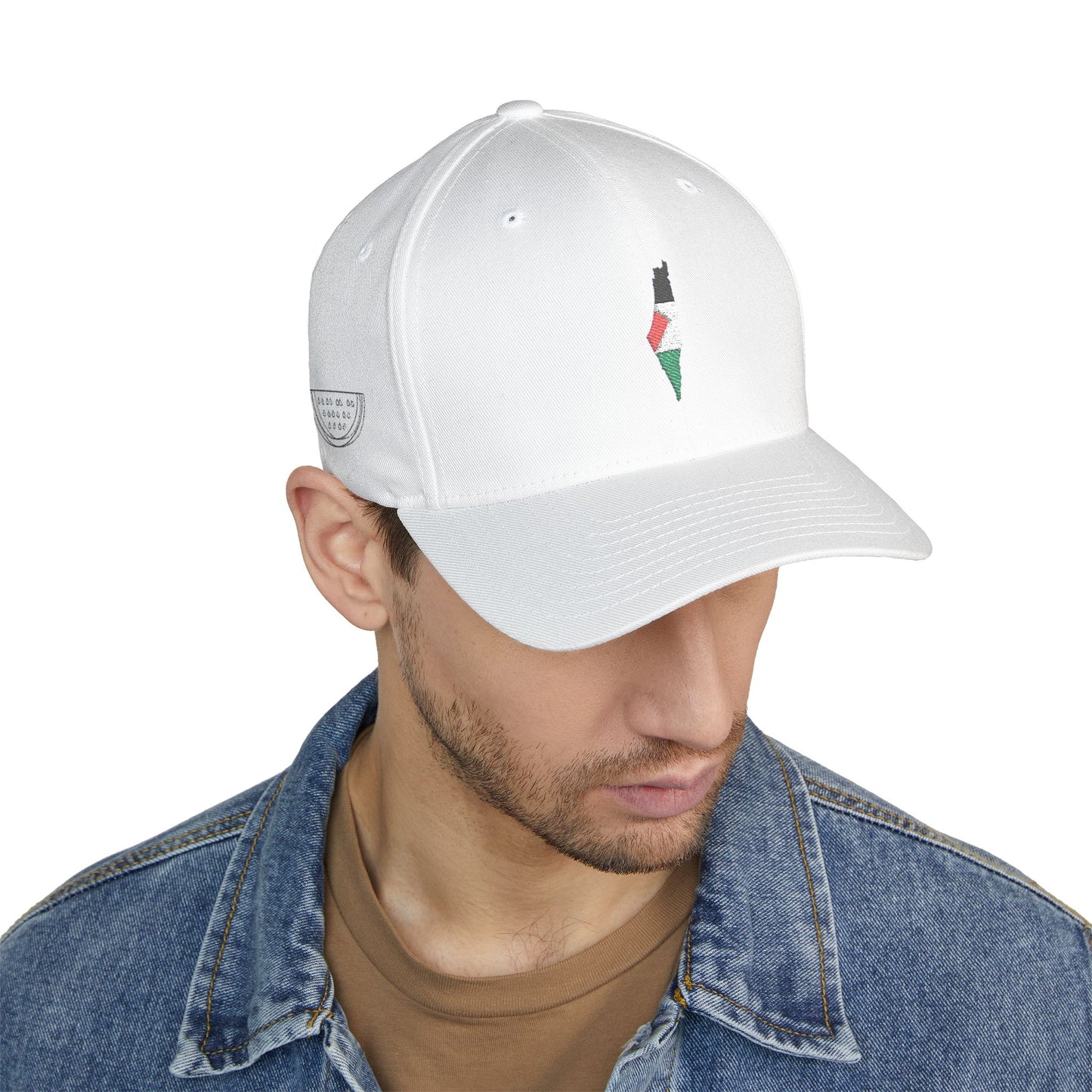 Palestine Solidarity Hat Peace, Love & Freedom
