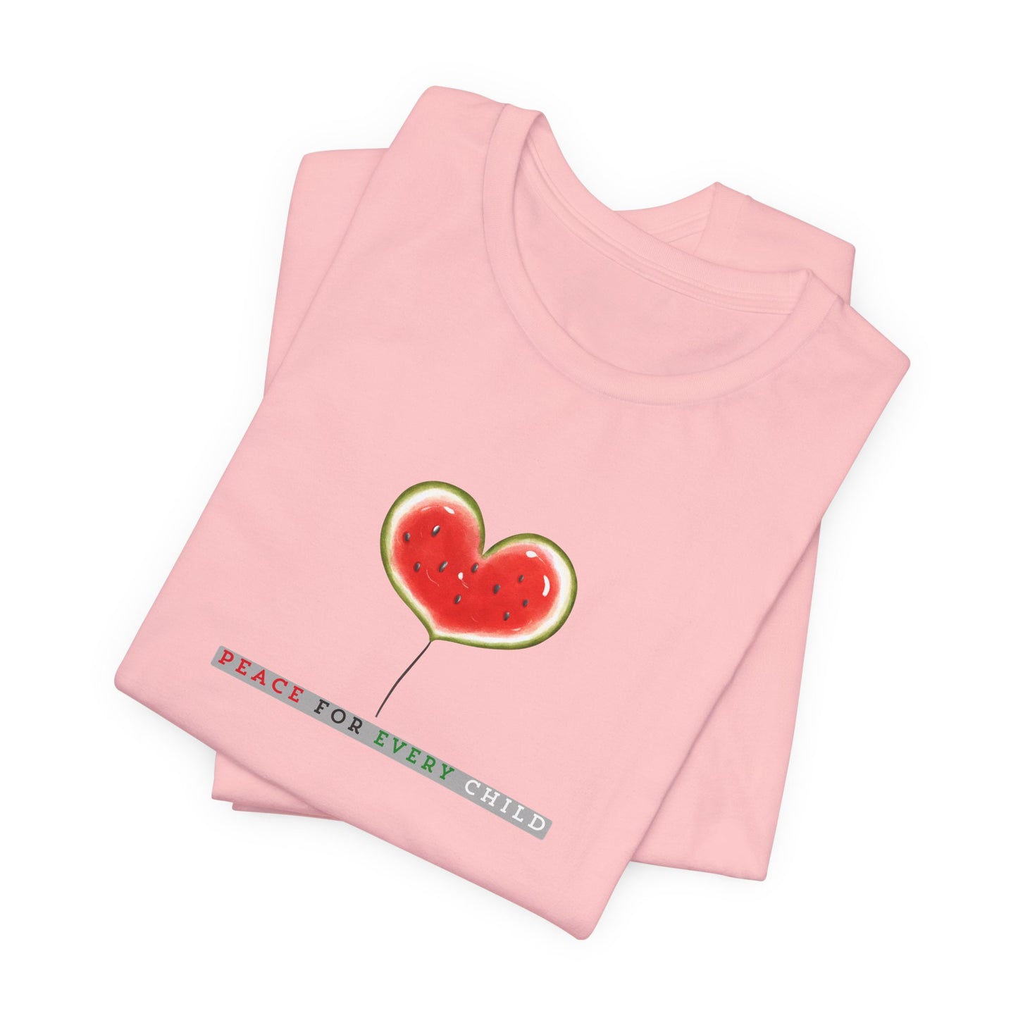 Palestine Solidarity T-Shirt Peace, Love & Freedom