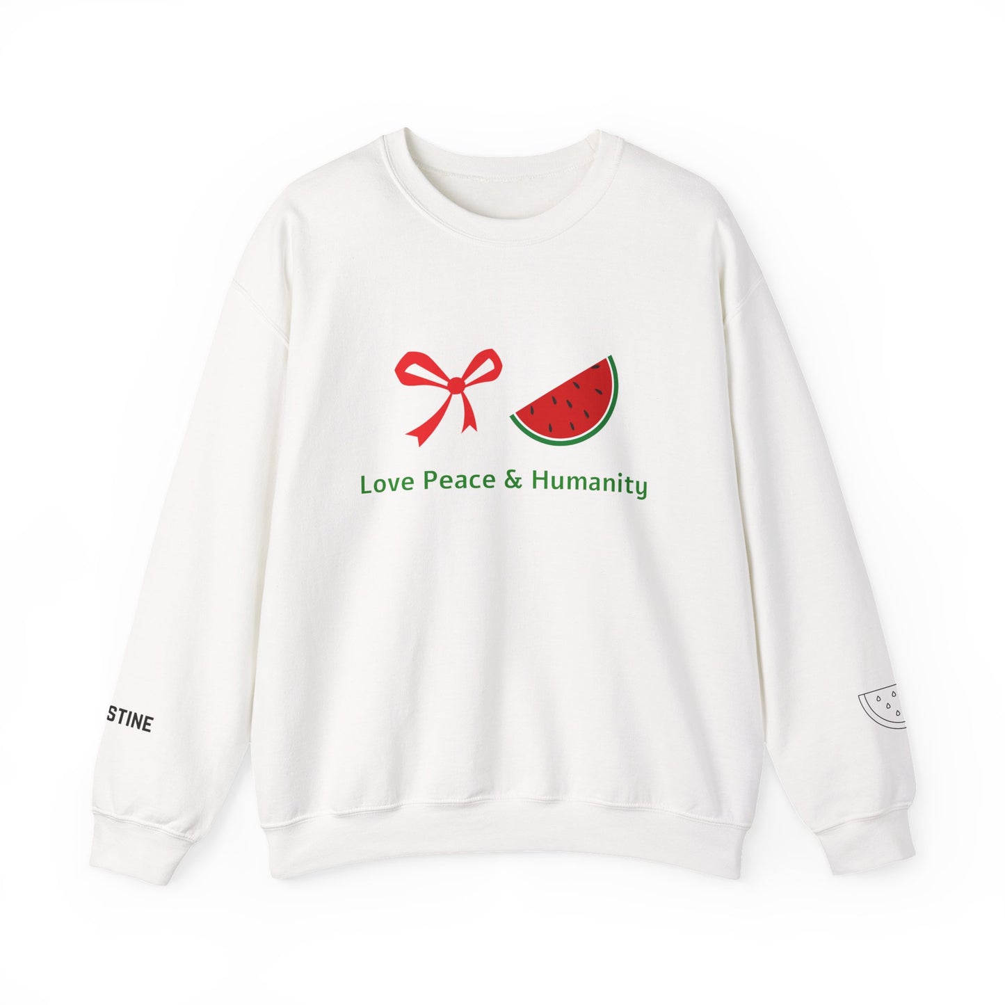 Love peace and humanity for Palestine Sweatshirt