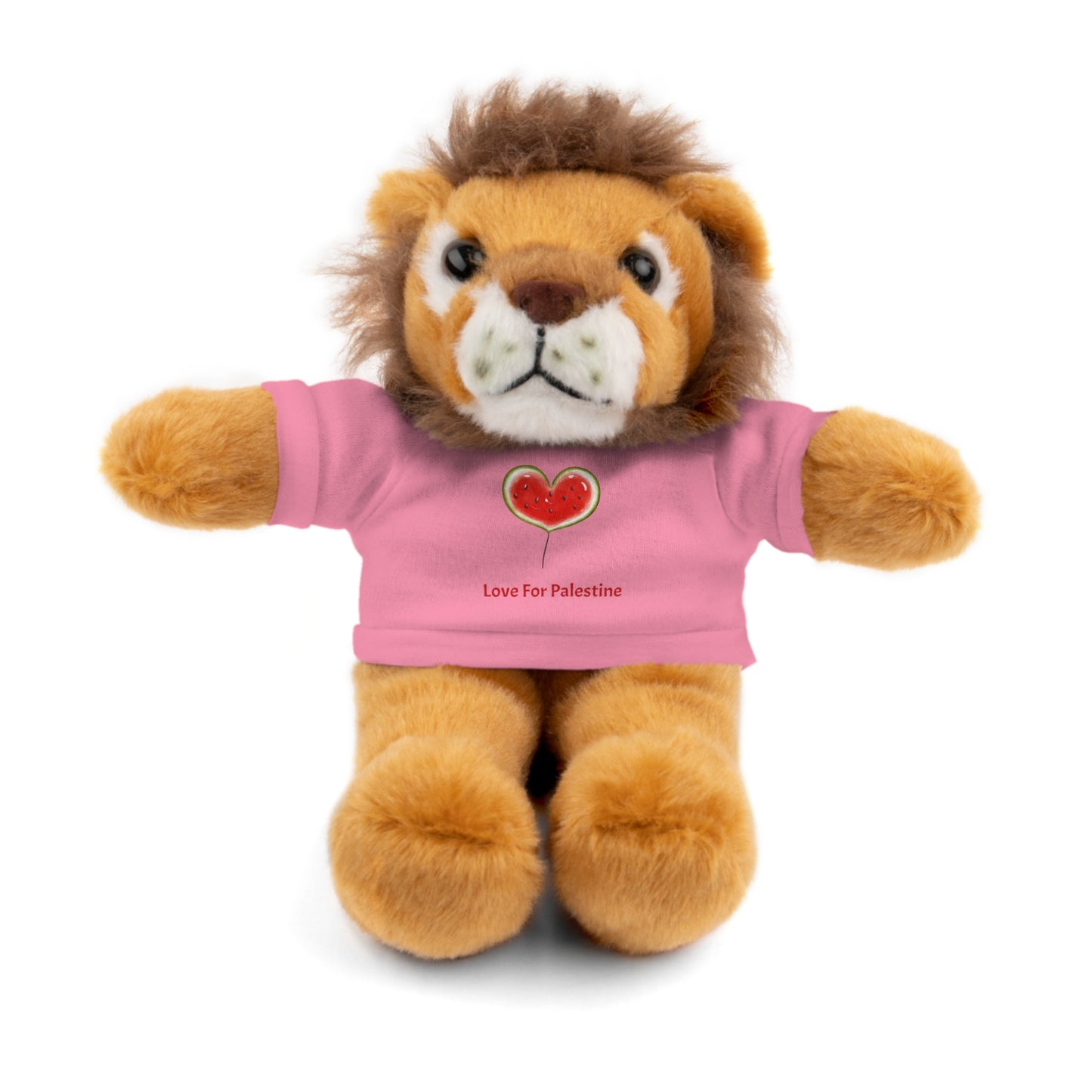 Stuffed Animal Gift with Tee | Love For Palestine Bear, Cute Plush Toy, Cuddle Buddy, Unique Gift for Kids, Love & Friendship