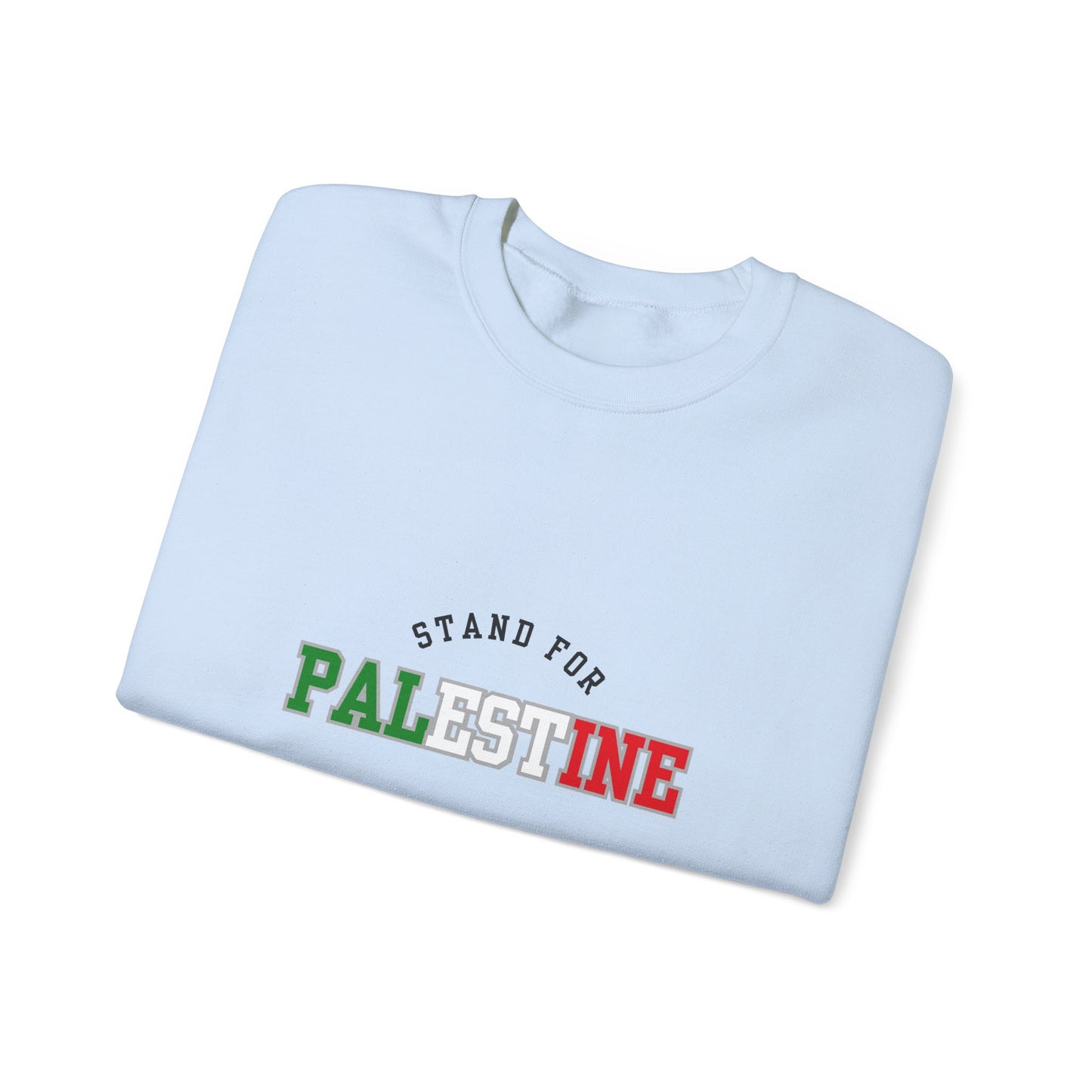We Stand For Palestine Sweatshirt Symbol of Hope & Solidarity