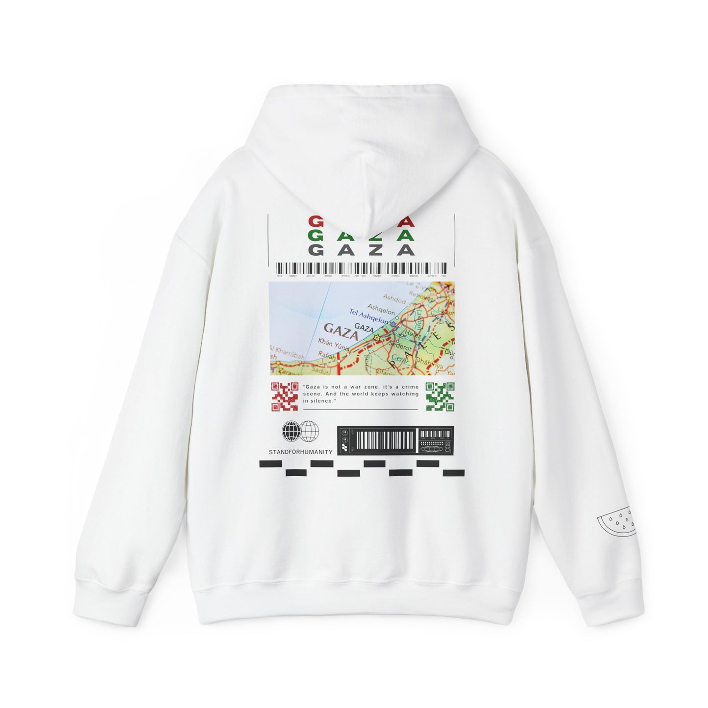 Freedom Gaza Freedom for Palestine Peaceful United and Resistance Hoodie