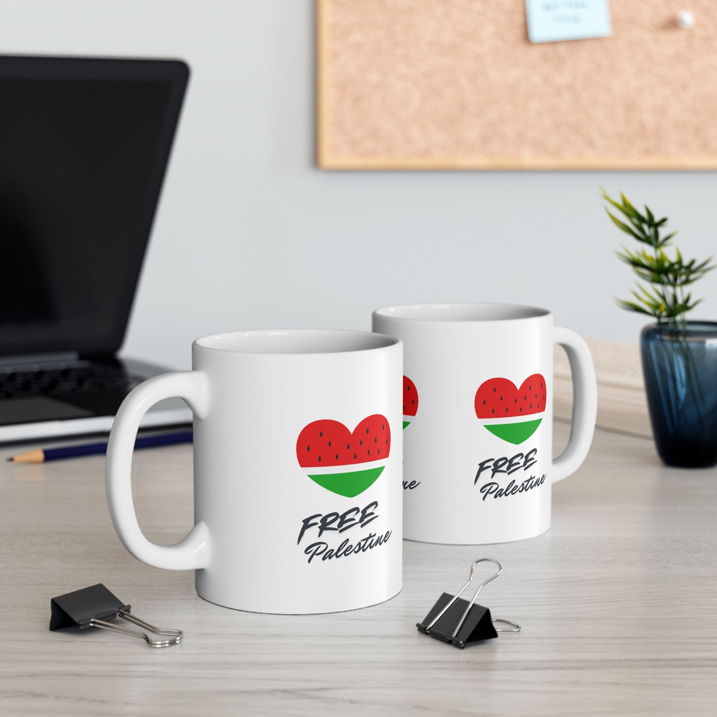 Watermelon Symbol Mug Stop the War Now