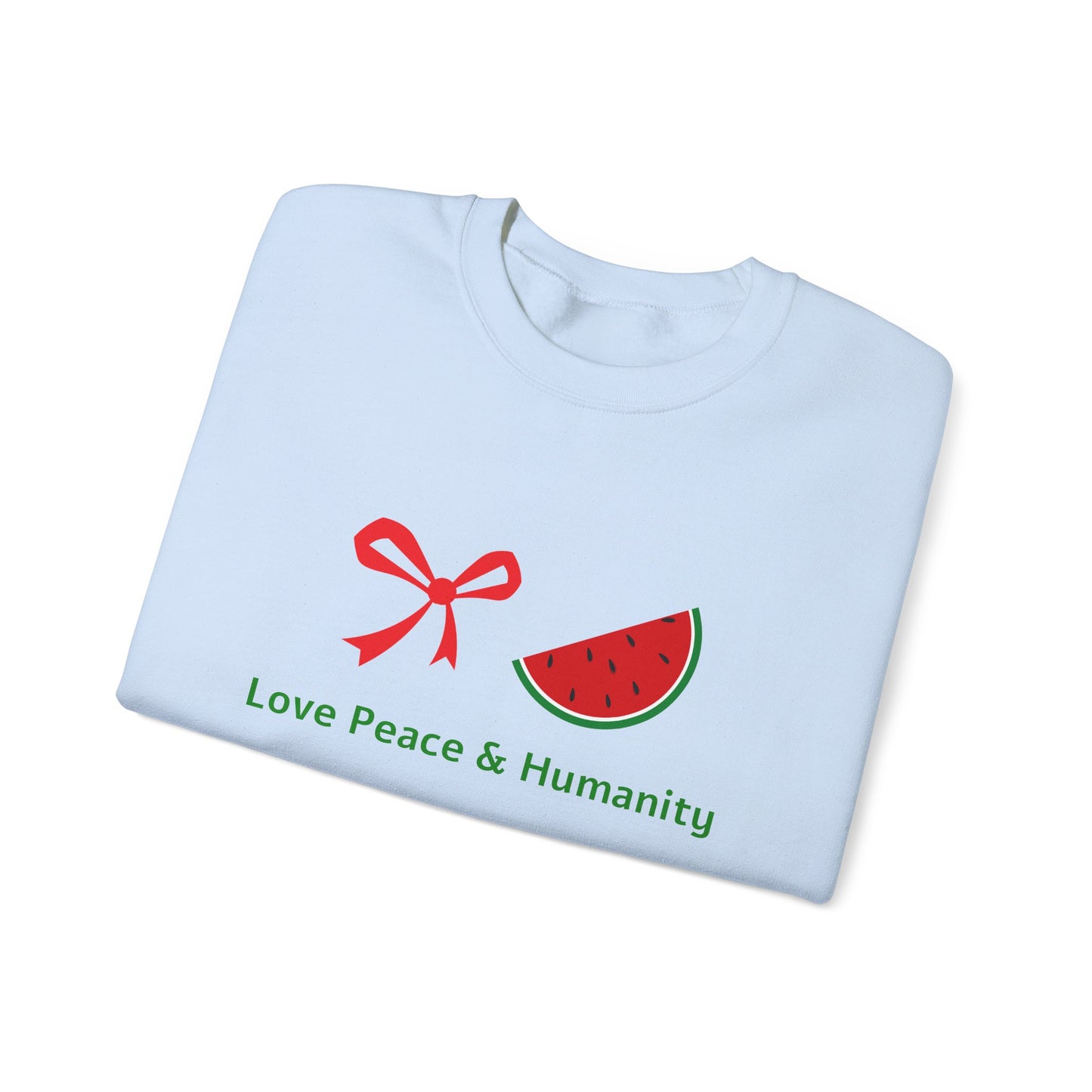 Love peace and humanity for Palestine Sweatshirt