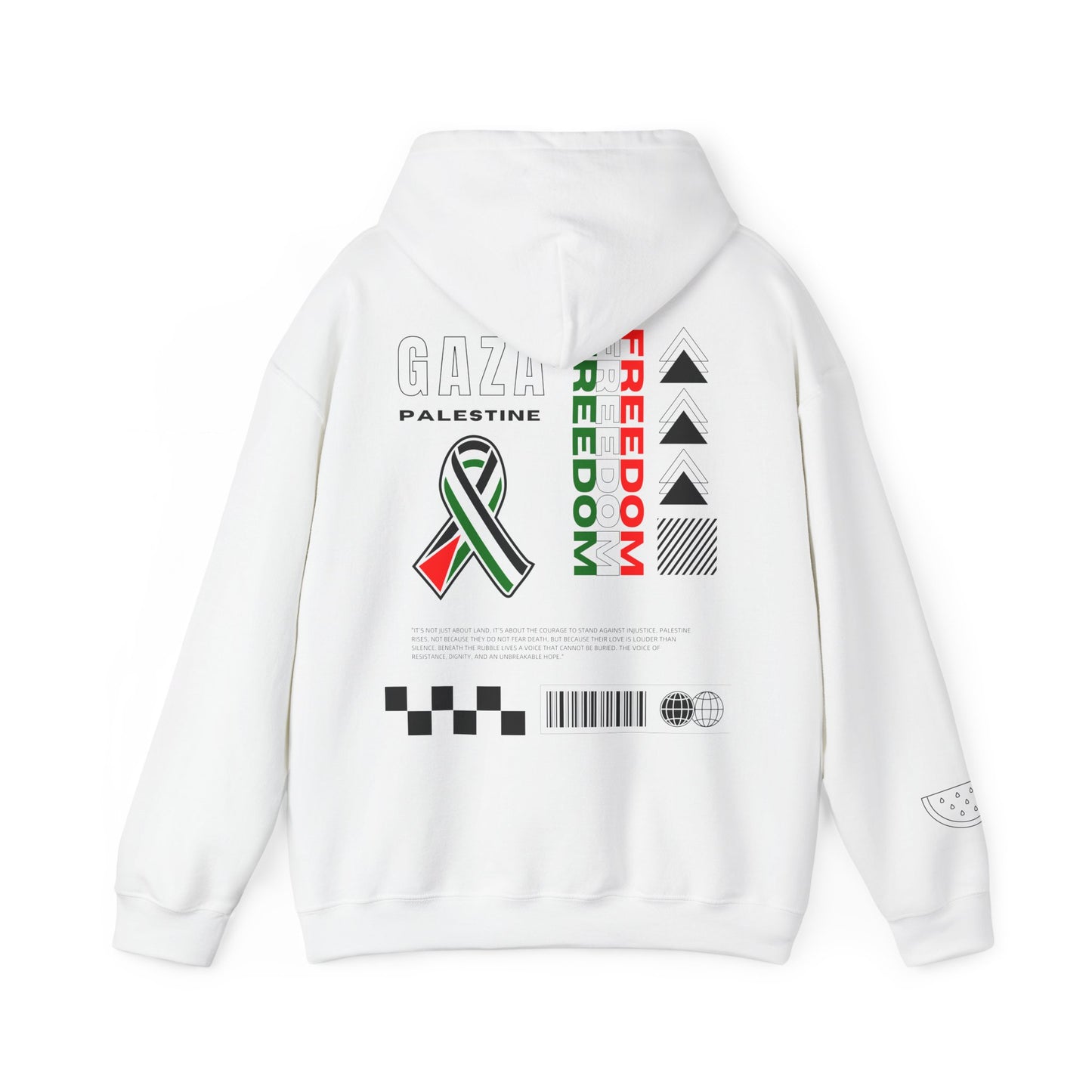 Free Gaza Free Palestine Streetwear Hoodie Palestine
