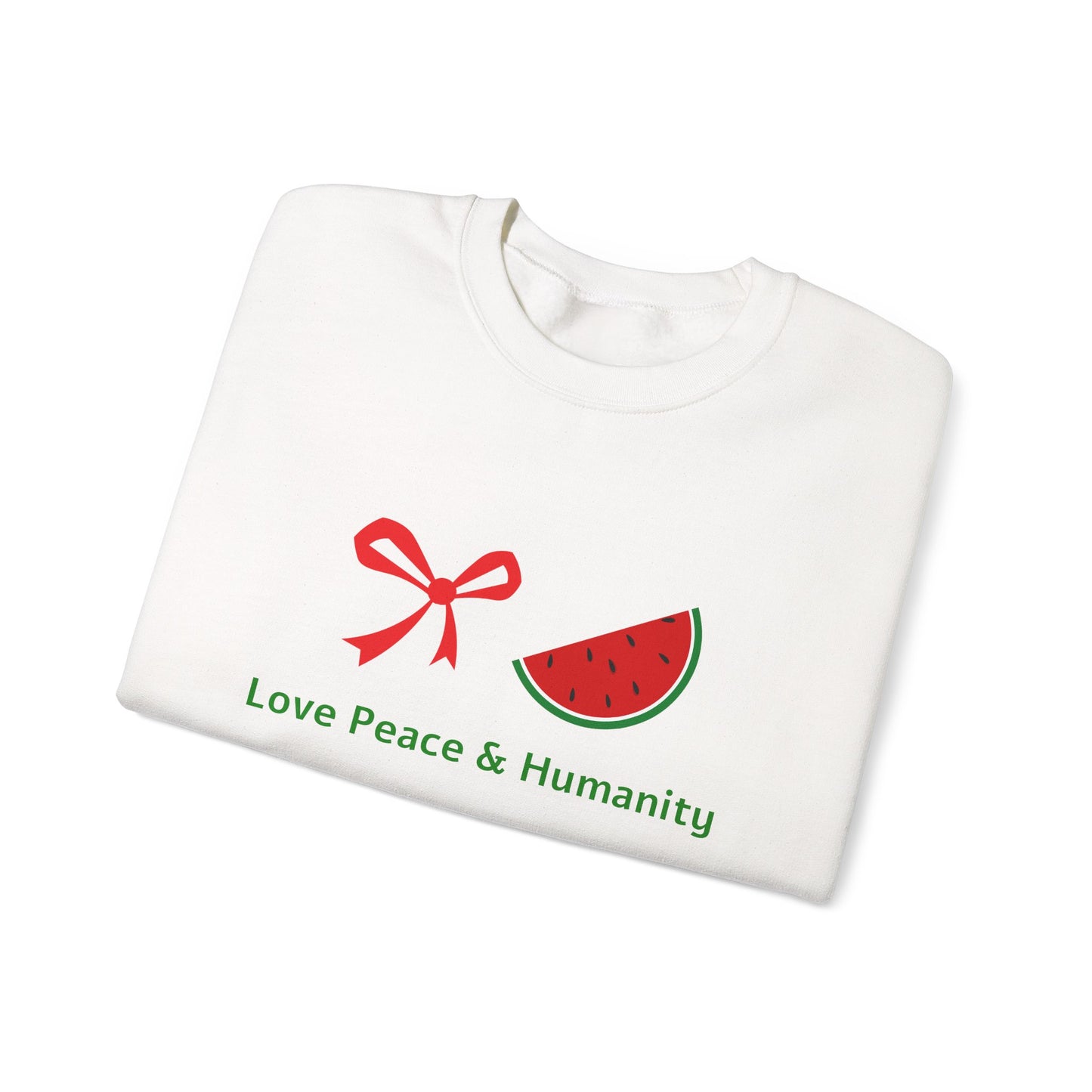 Love peace and humanity for Palestine Sweatshirt