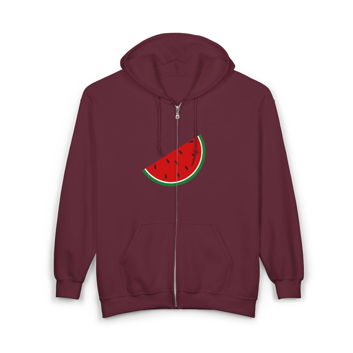 Voice of Resistance Full Zip Hoodie Watermelon Solidarity