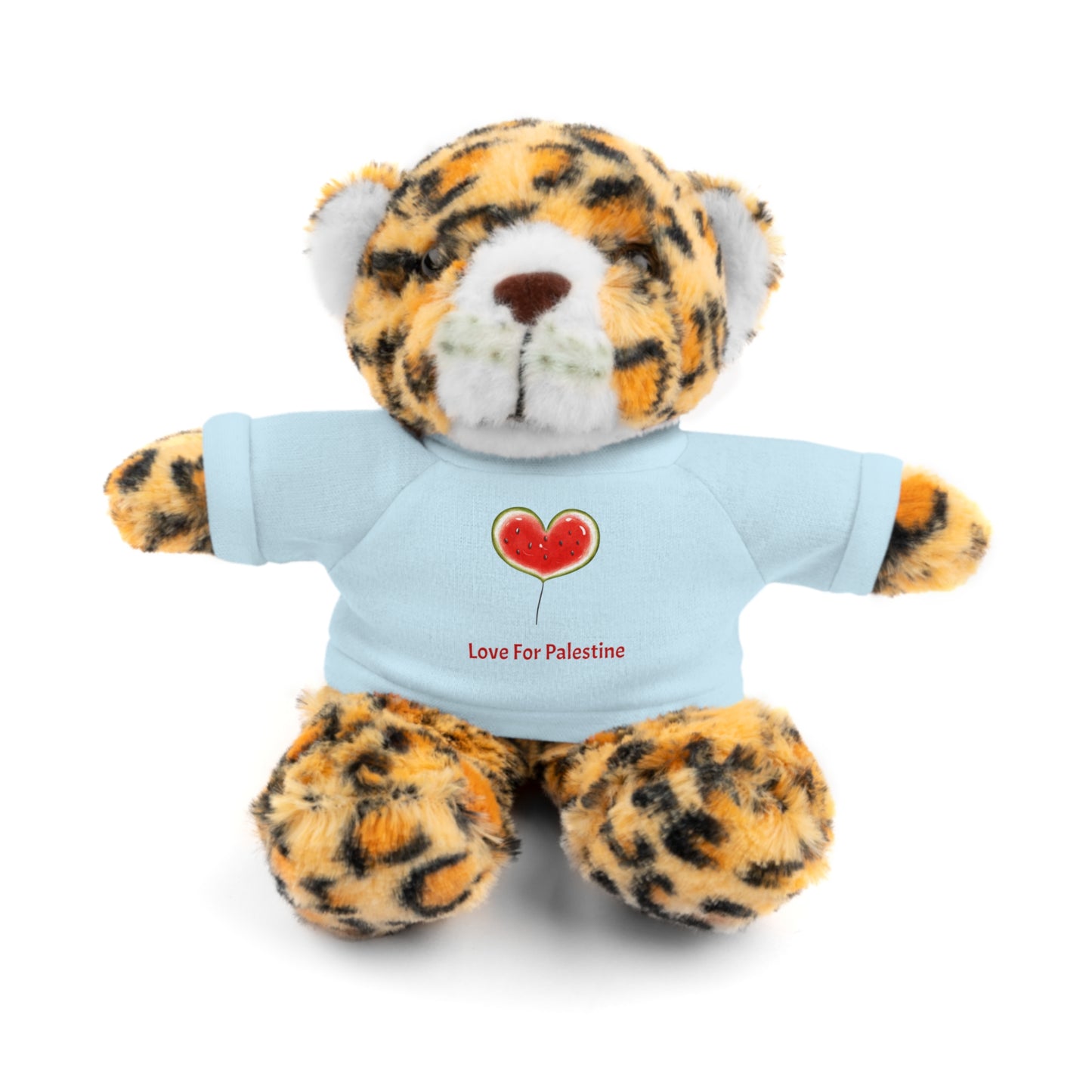 Stuffed Animal Gift with Tee | Love For Palestine Bear, Cute Plush Toy, Cuddle Buddy, Unique Gift for Kids, Love & Friendship