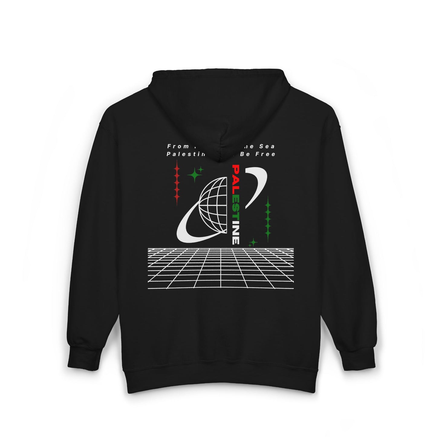 Full Zip Hoodie From the River to the Sea, Palestine Will Be Free