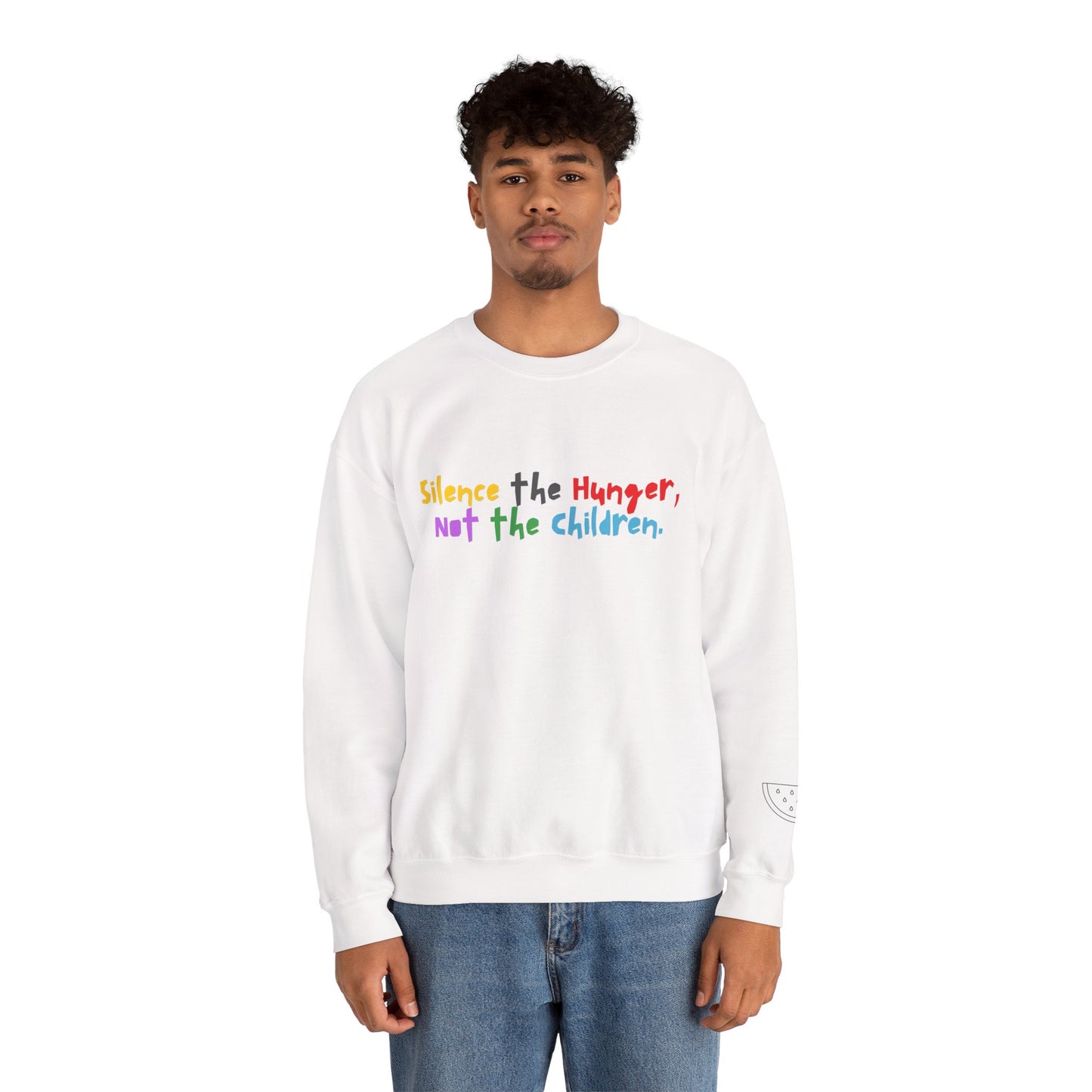Silence The Hunger, Not The Children Sweatshirt Palestine Support Solidarity