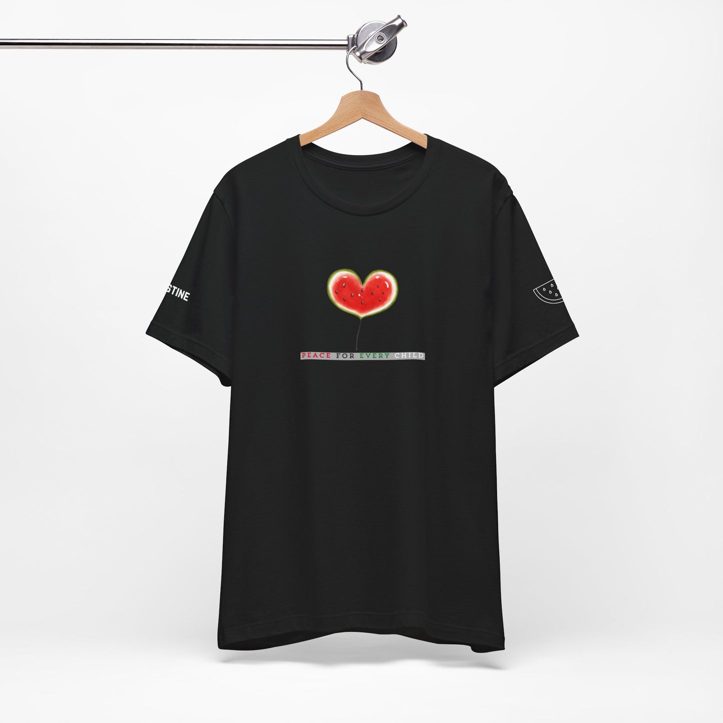 Palestine Solidarity T-Shirt Peace, Love & Freedom