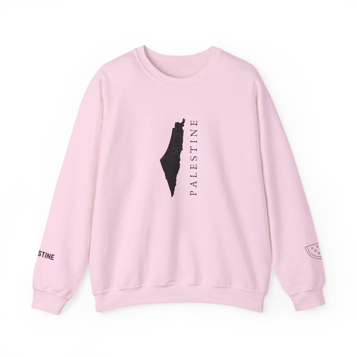 Palestine Map Sweatshirt Symbol of Hope & Solidarity