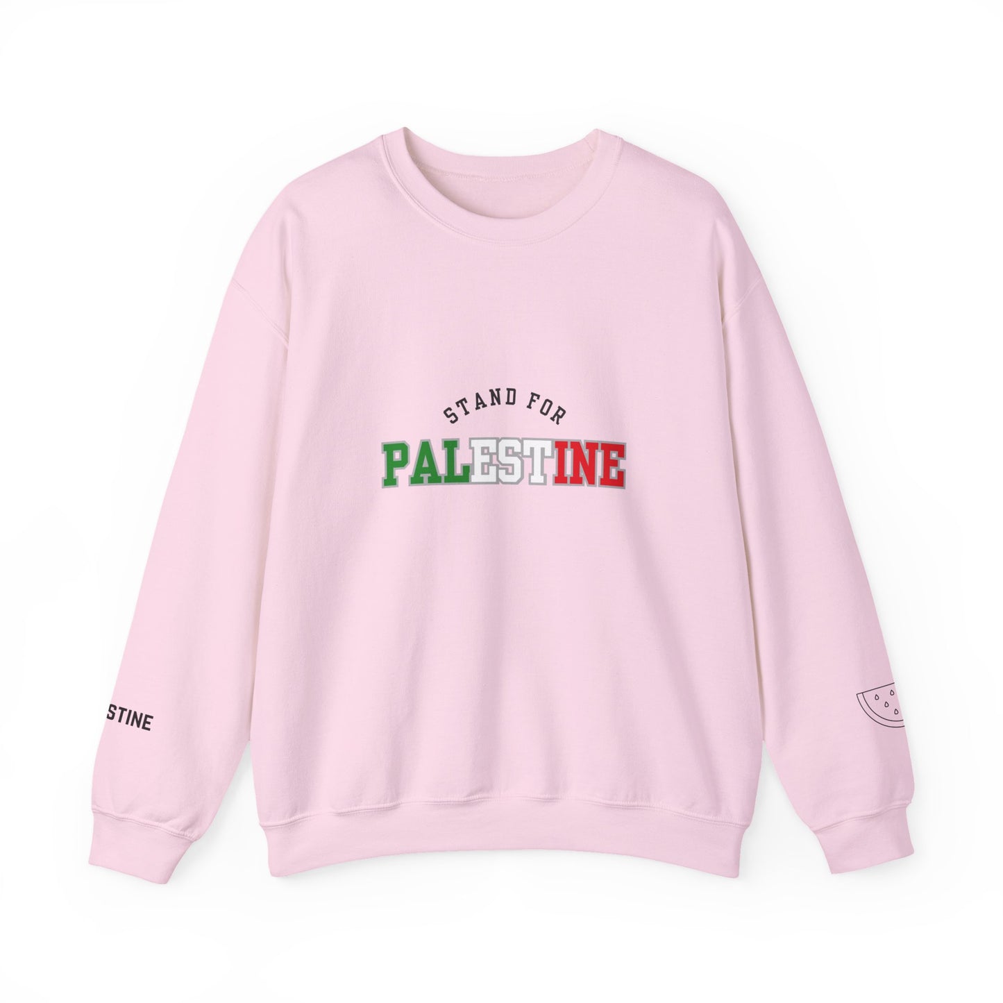 We Stand For Palestine Sweatshirt Symbol of Hope & Solidarity
