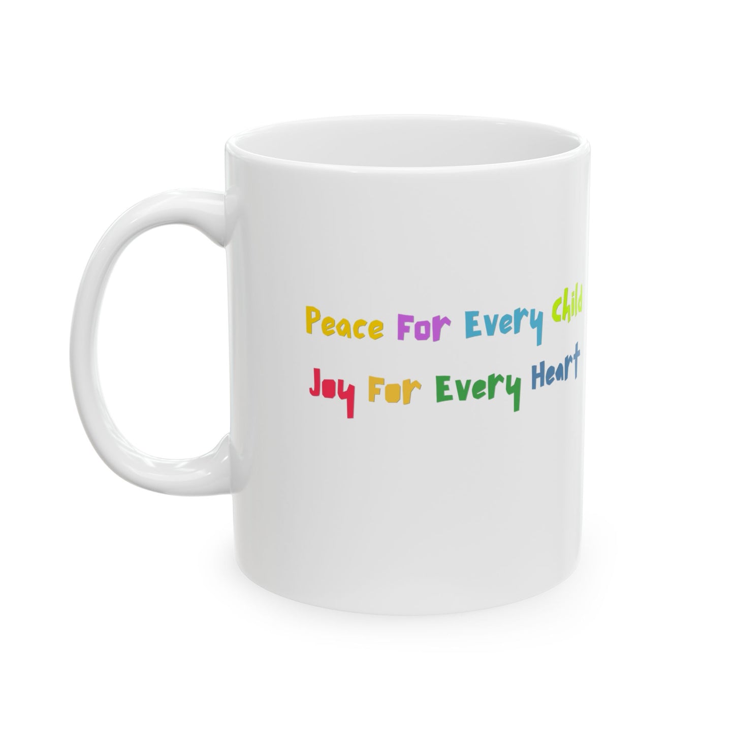 Peace For Every Child Mug Symbol of Freedom