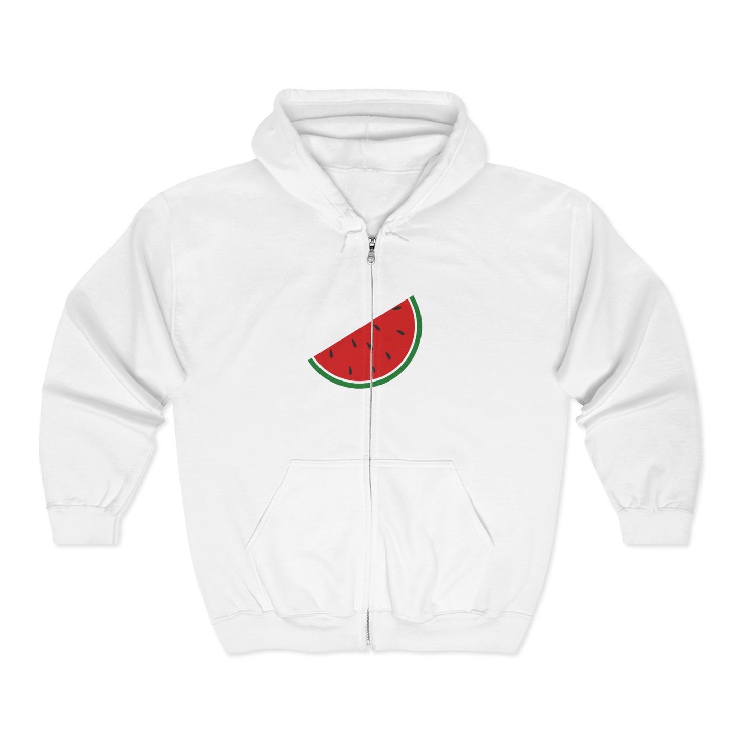 Voice of Resistance Full Zip Hoodie Watermelon Solidarity
