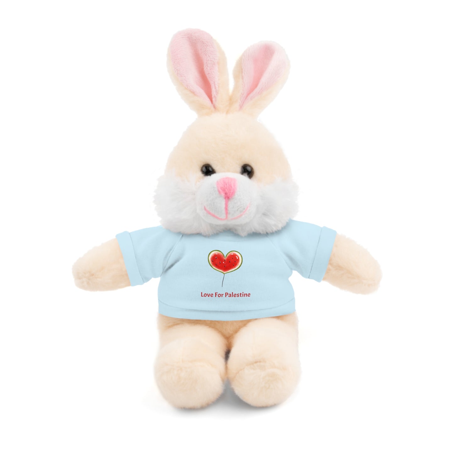 Stuffed Animal Gift with Tee | Love For Palestine Bear, Cute Plush Toy, Cuddle Buddy, Unique Gift for Kids, Love & Friendship