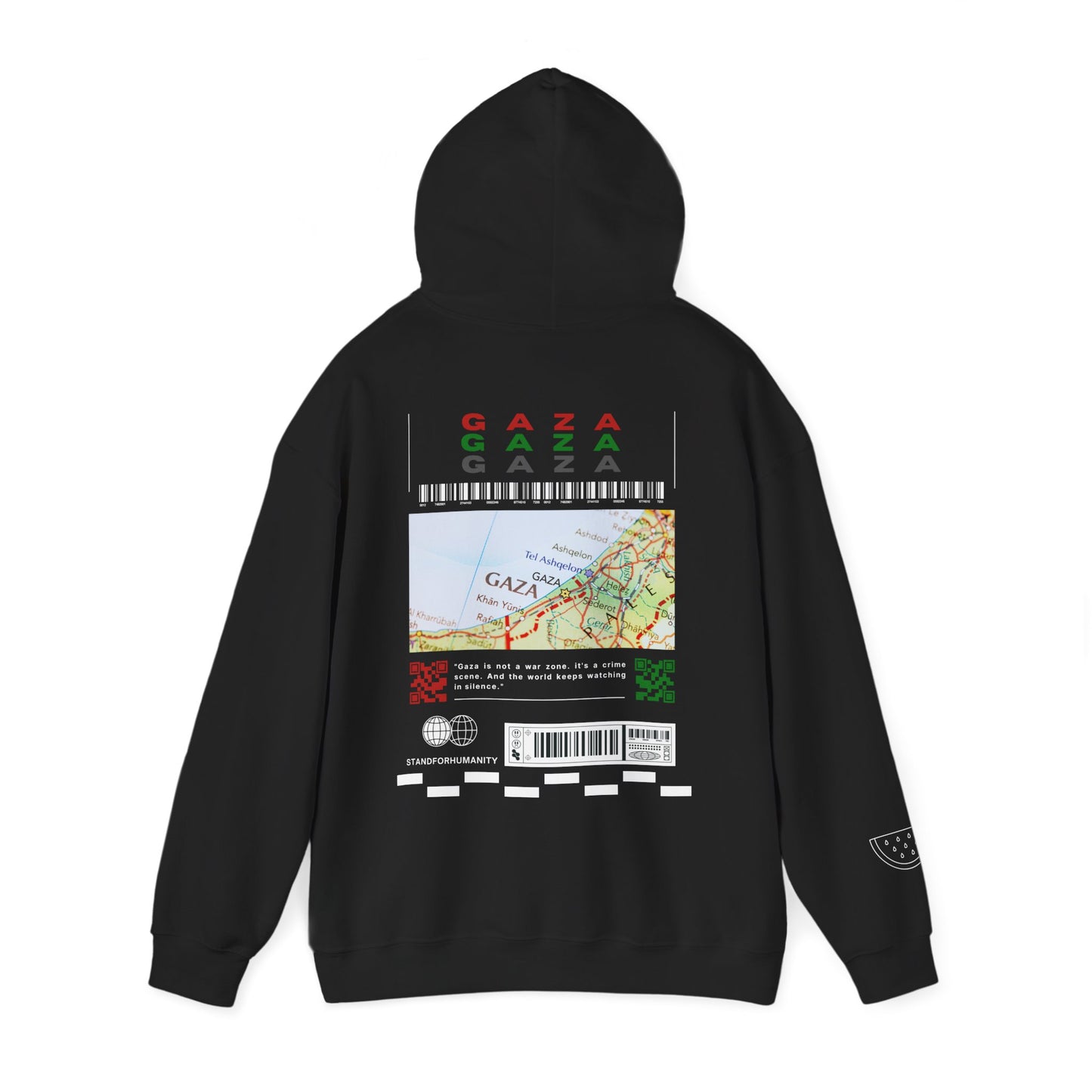 Freedom Gaza Freedom for Palestine Peaceful United and Resistance Hoodie