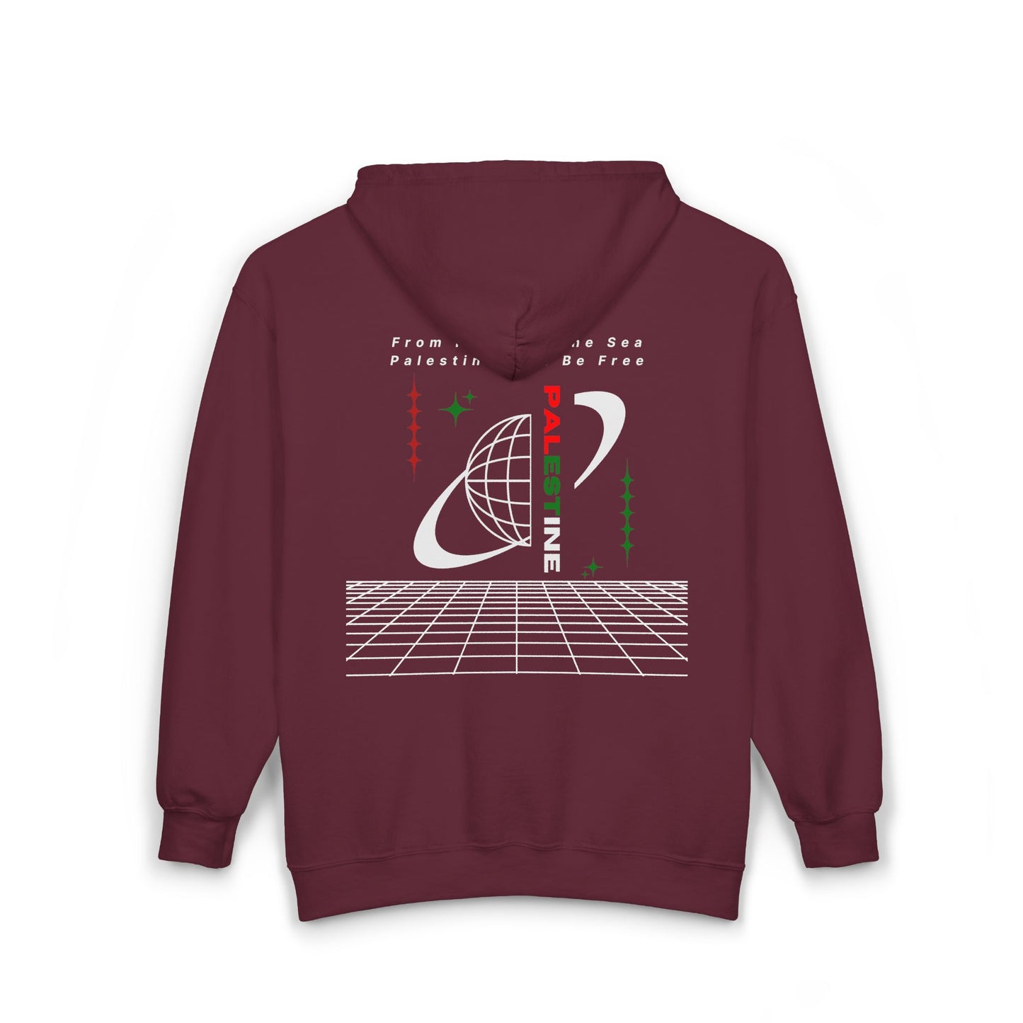 Full Zip Hoodie From the River to the Sea, Palestine Will Be Free