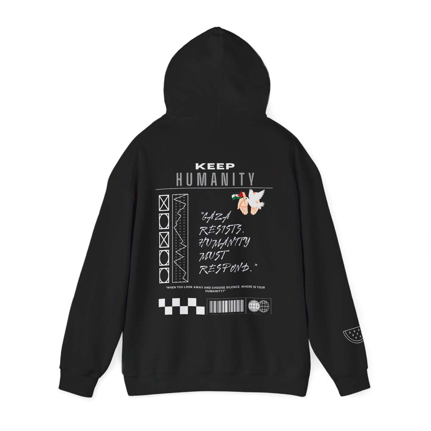 Street Humanity Hoodie Stand with Palestine