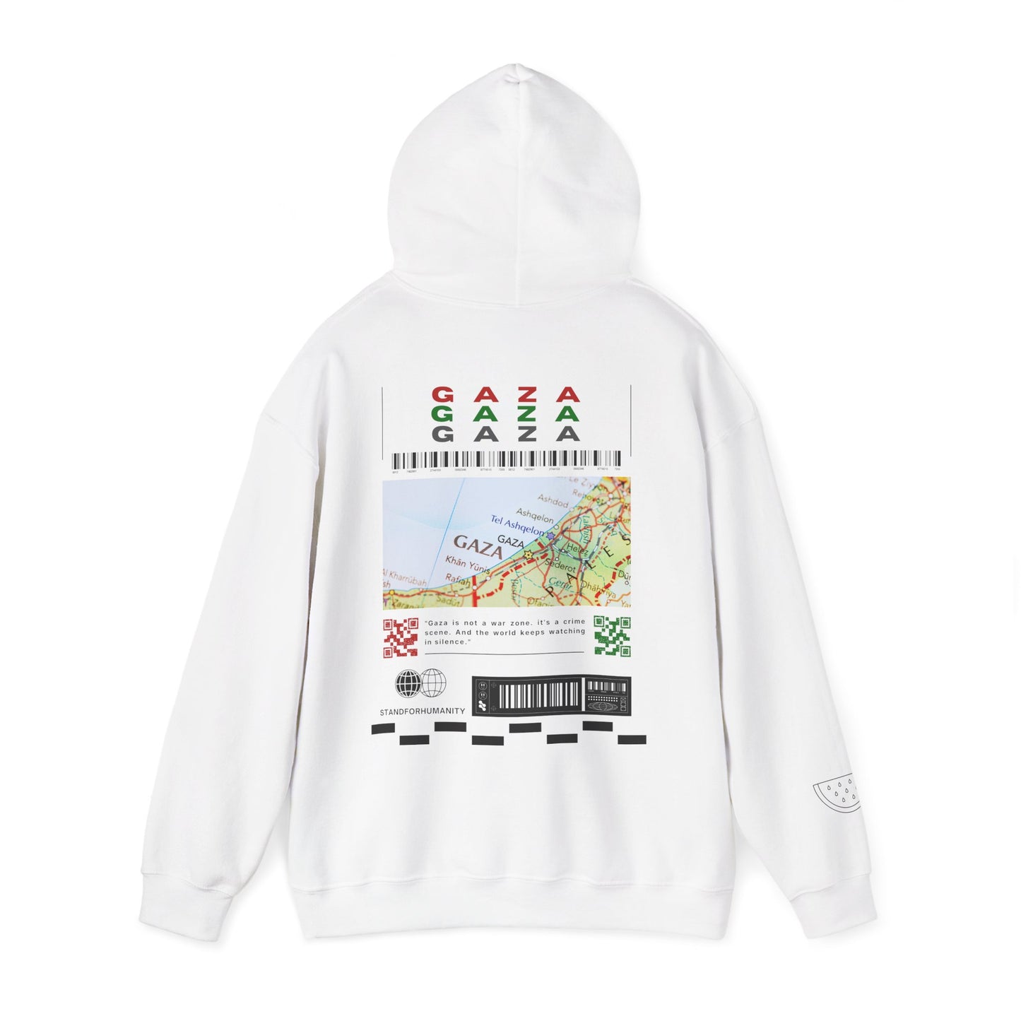 Freedom Gaza Freedom for Palestine Peaceful United and Resistance Hoodie