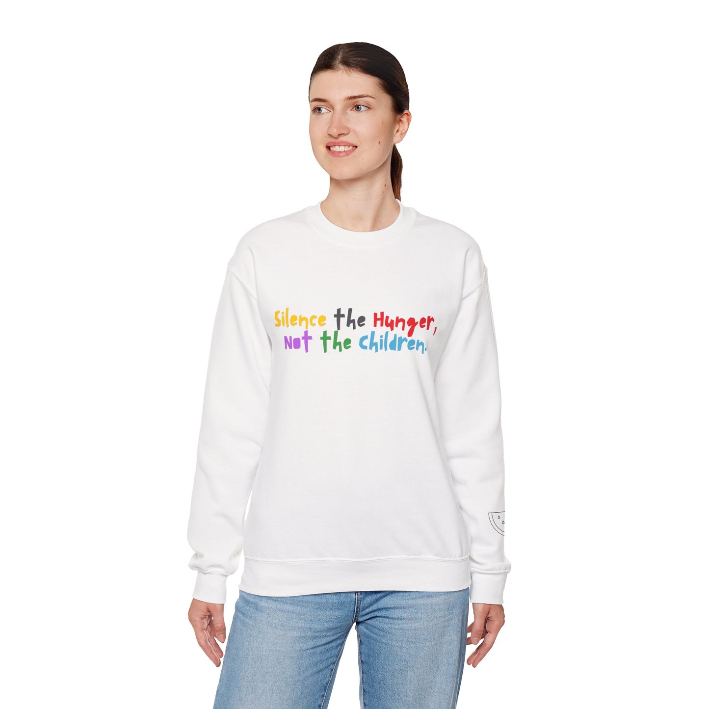 Silence The Hunger, Not The Children Sweatshirt Palestine Support Solidarity