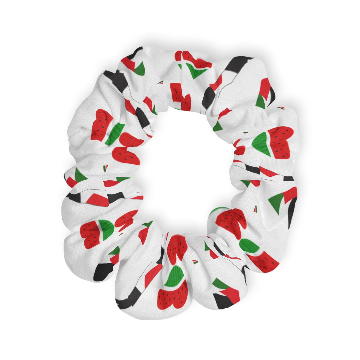 Free Palestine Hair Scrunchie Peace, Love & Justice