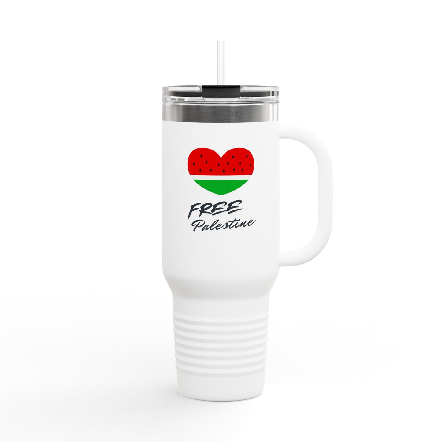 Stand with Palestine Tumbler Love & Solidarity