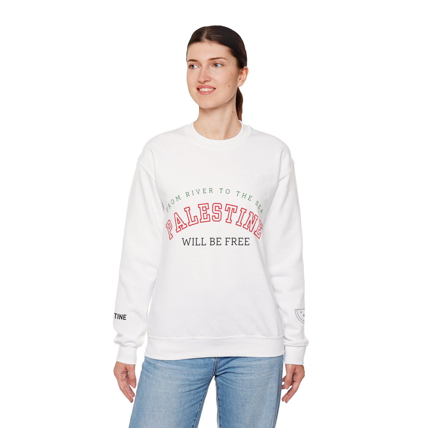 From River To The Sea, Palestine Will Be Free Sweatshirt Solidaity to Palestine Gaza