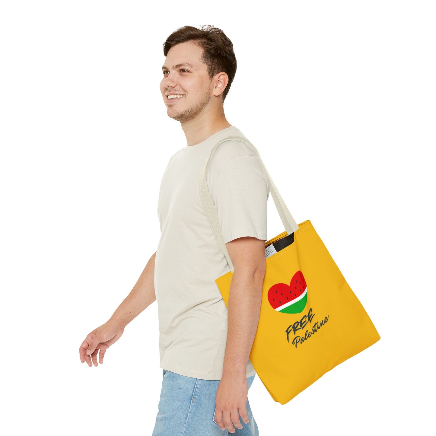 Love Watermelon of Resistance Tote Bag Stand with Palestine