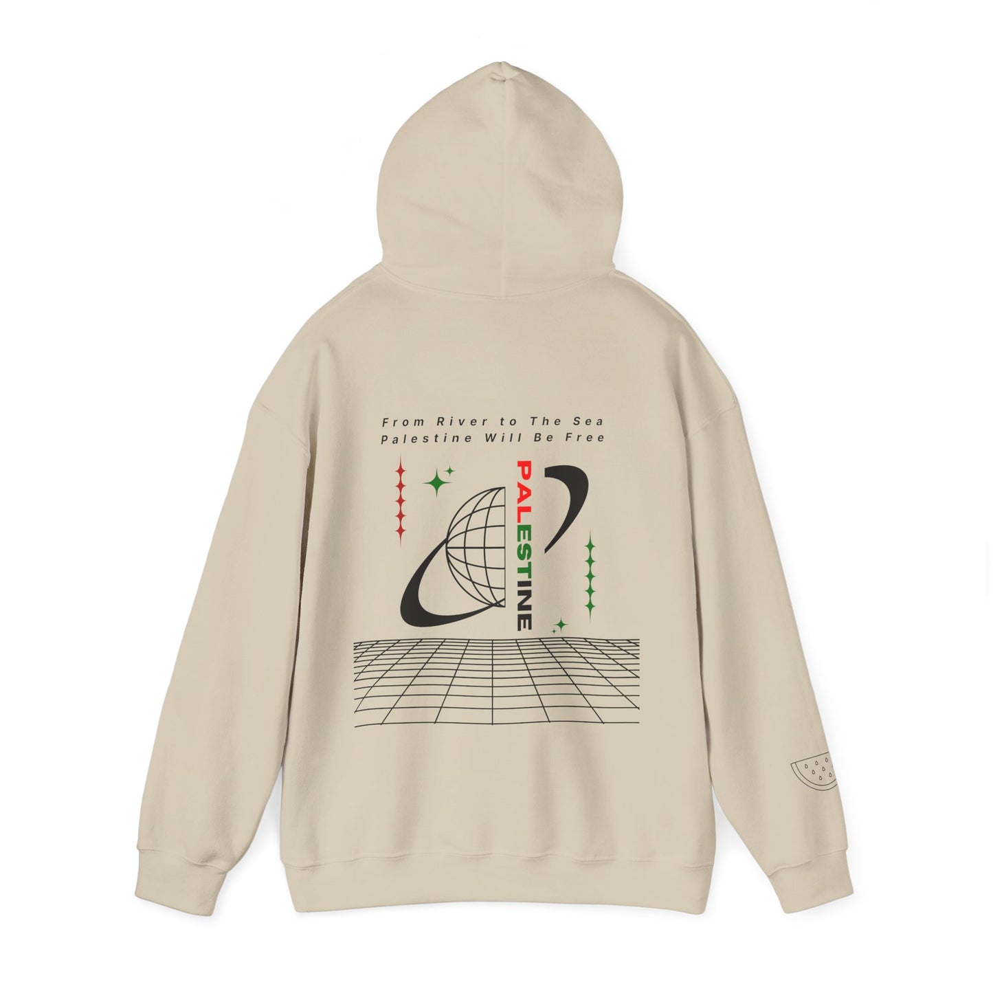 Street Solidarity Hoodie Hope for Palestine Streetwear