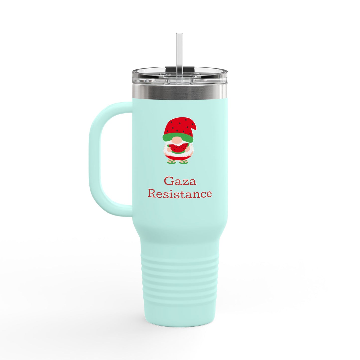 Gaza Resistance Tumbler Stand with Palestine