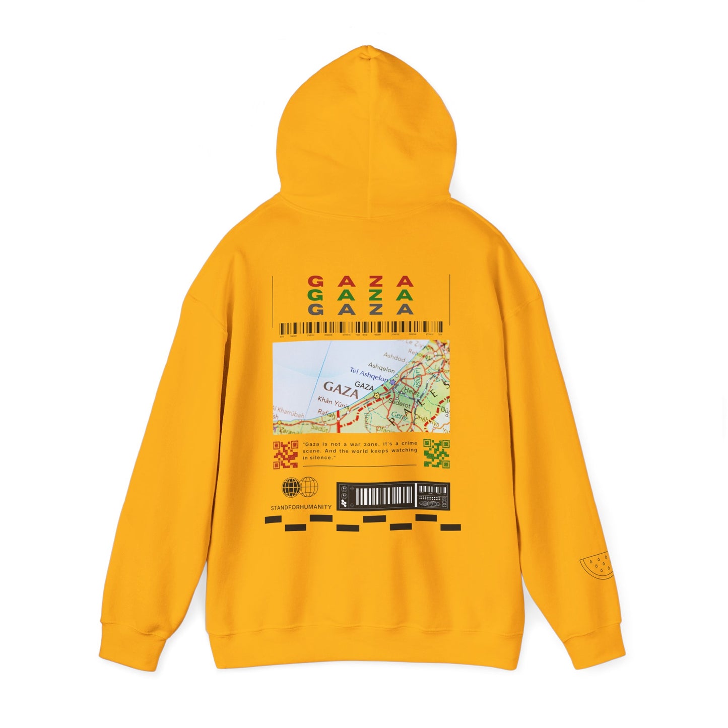 Freedom Gaza Freedom for Palestine Peaceful United and Resistance Hoodie