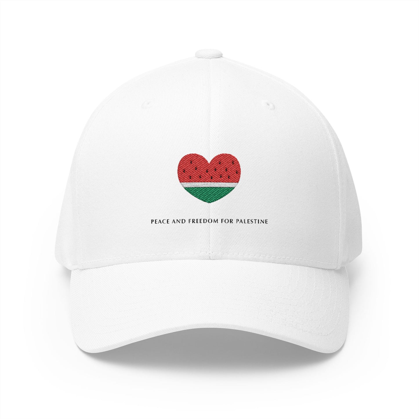 Freedom For Palestine Solidarity Hat Peace, Love & Freedom