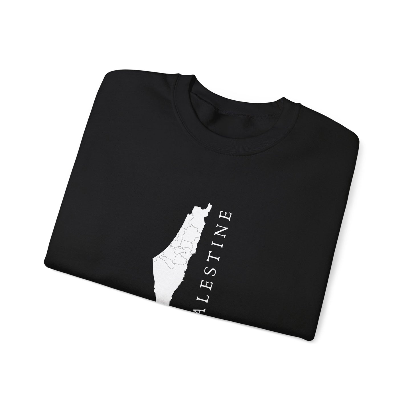 Palestine Map Sweatshirt Symbol of Hope & Solidarity