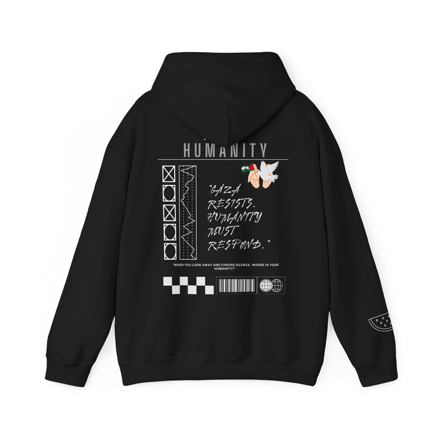 Street Humanity Hoodie Stand with Palestine