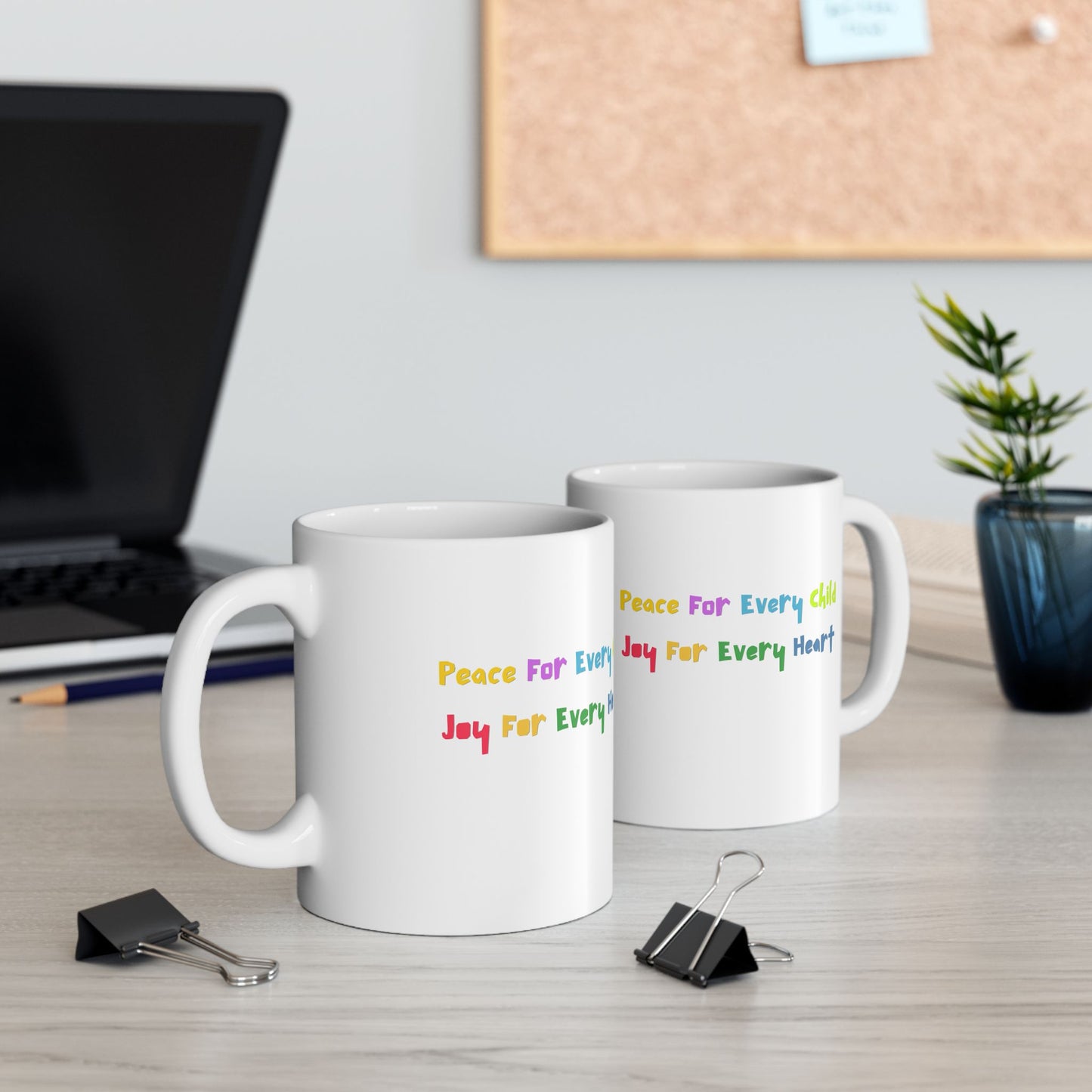 Peace For Every Child Mug Symbol of Freedom