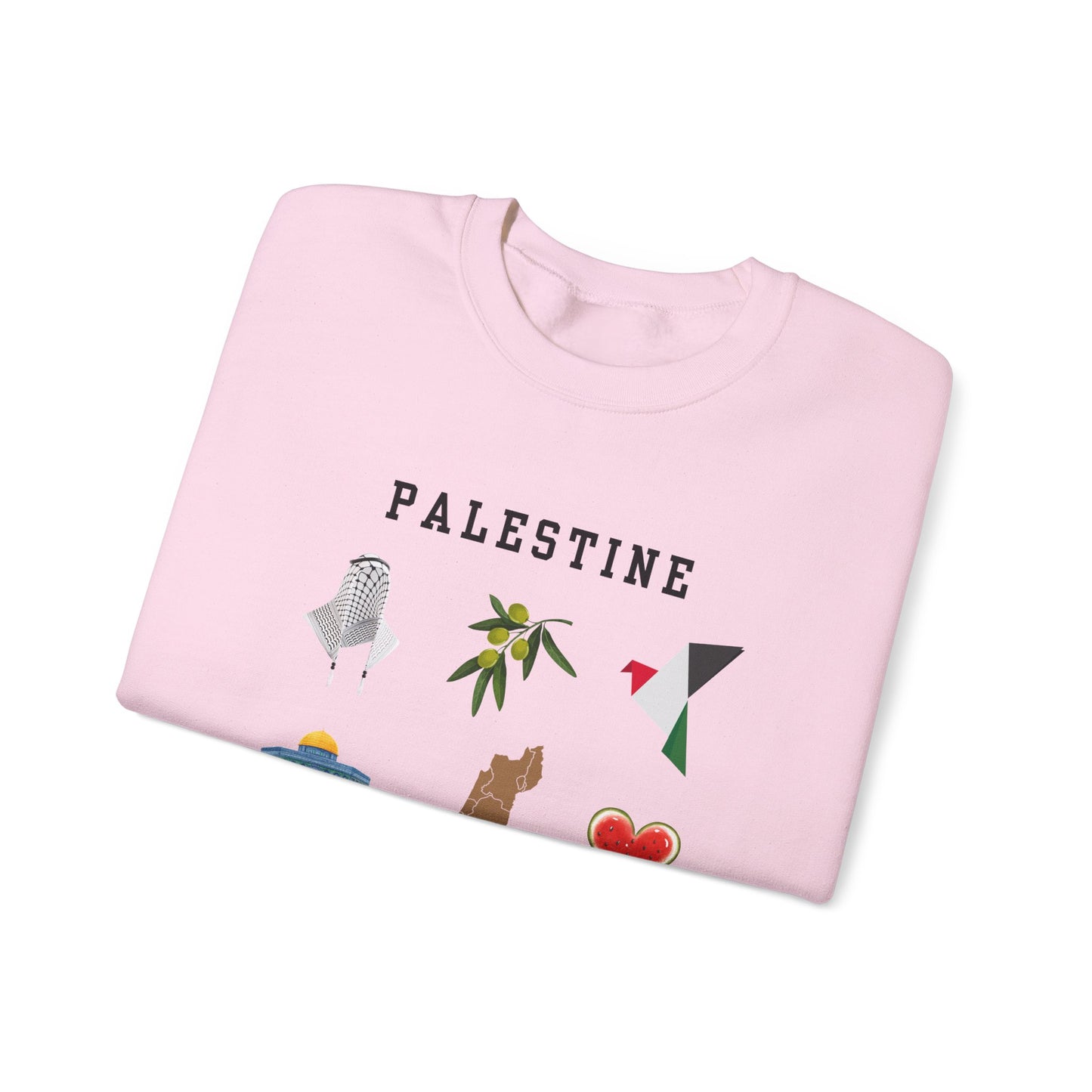 The Symbols Of Palestine Sweatshirt Symbol of Hope & Solidarity