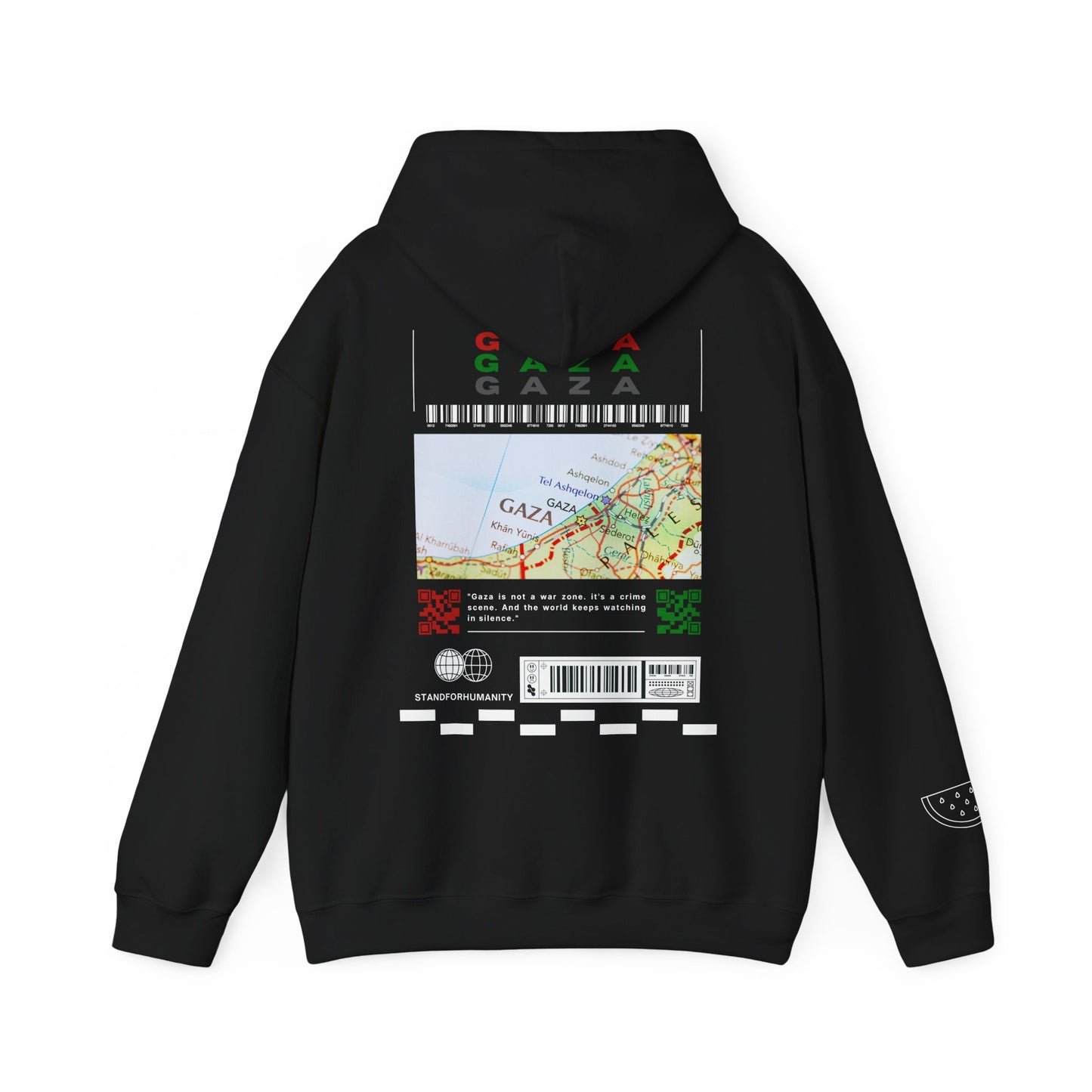 Freedom Gaza Freedom for Palestine Peaceful United and Resistance Hoodie