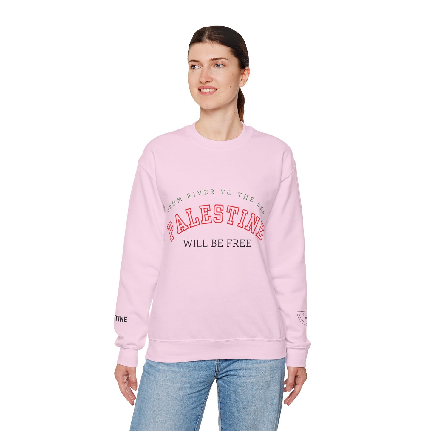 From River To The Sea, Palestine Will Be Free Sweatshirt Solidaity to Palestine Gaza