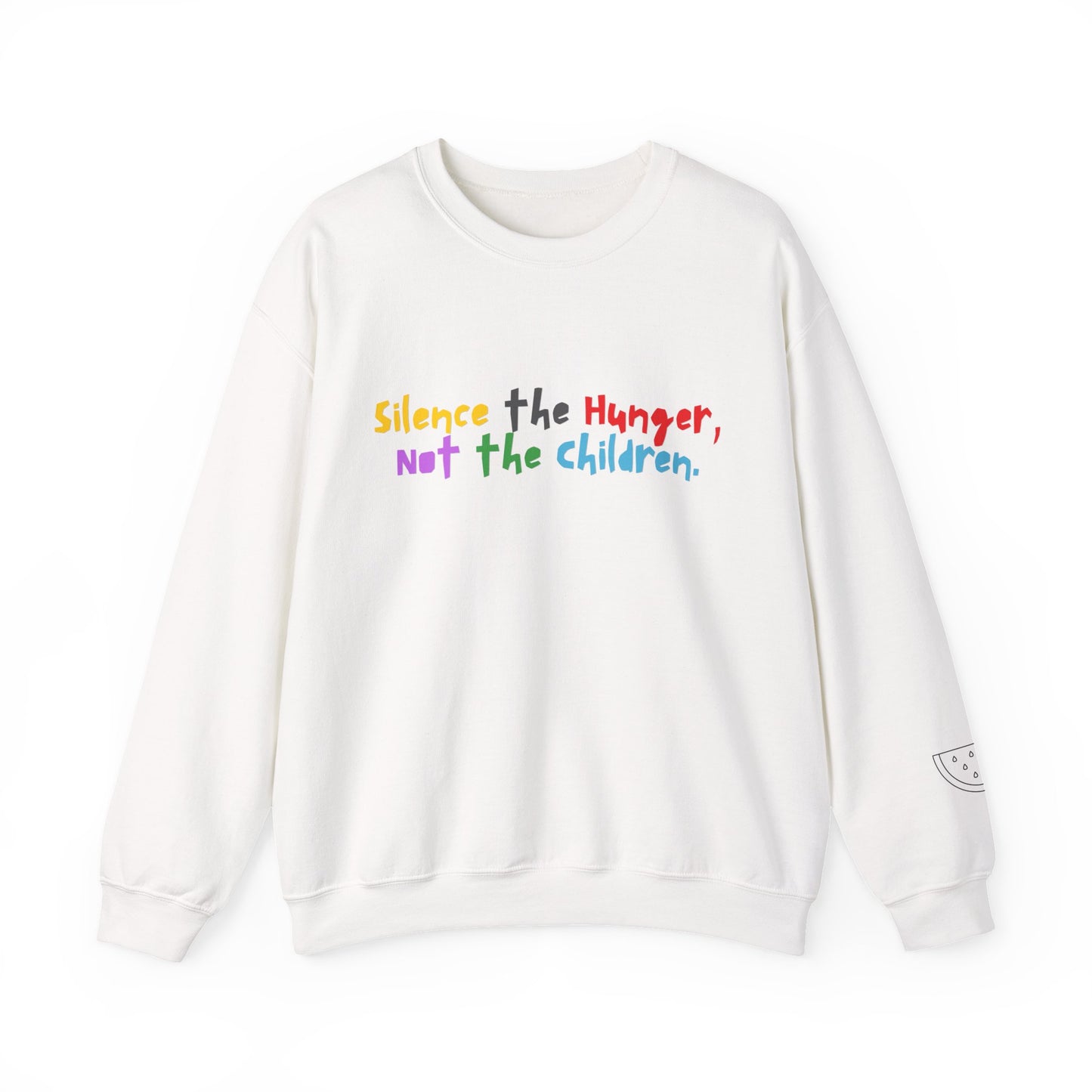 Silence The Hunger, Not The Children Sweatshirt Palestine Support Solidarity