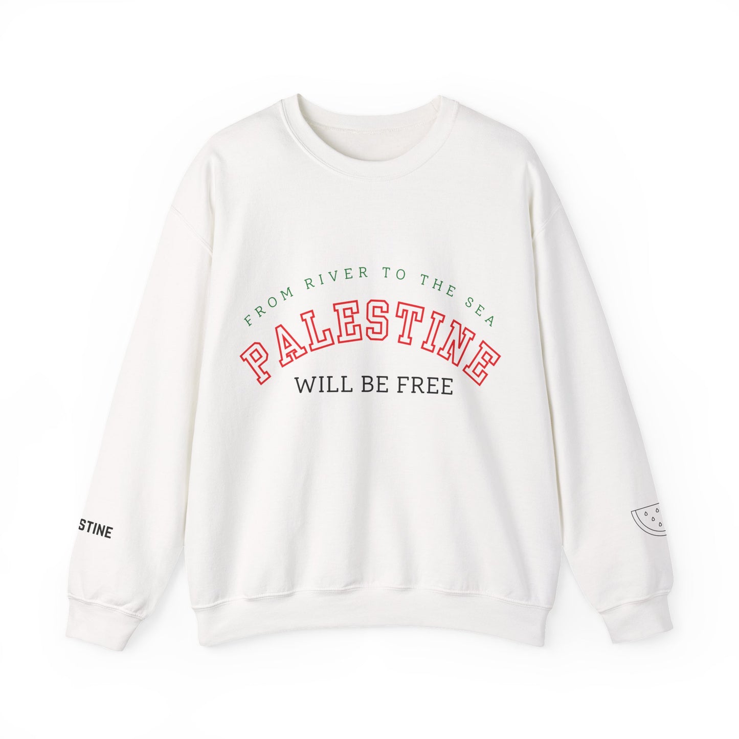 From River To The Sea, Palestine Will Be Free Sweatshirt Solidaity to Palestine Gaza