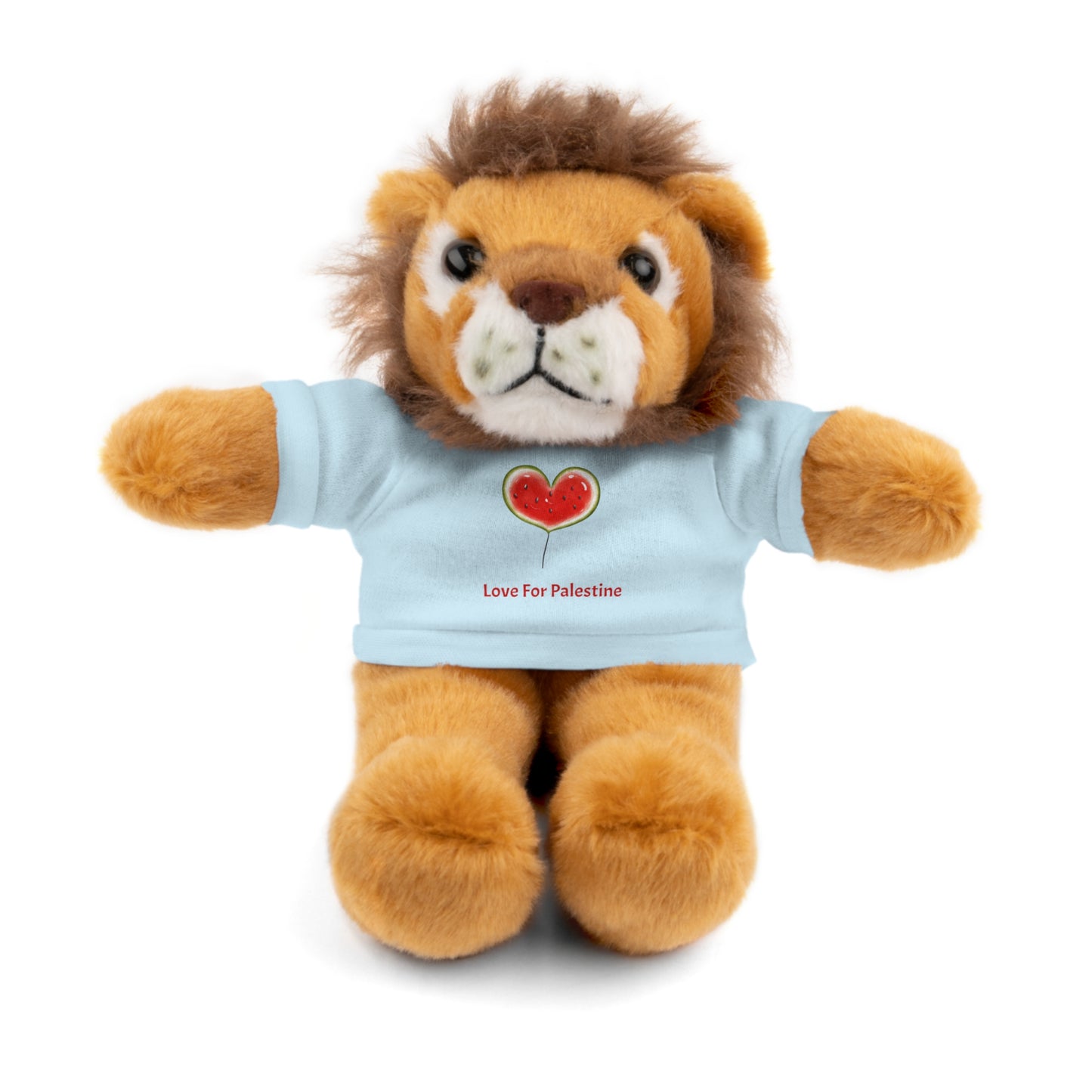 Stuffed Animal Gift with Tee | Love For Palestine Bear, Cute Plush Toy, Cuddle Buddy, Unique Gift for Kids, Love & Friendship