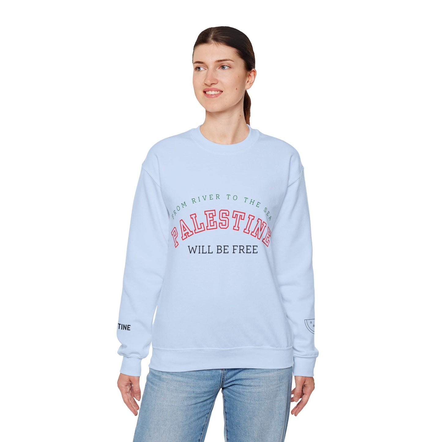 From River To The Sea, Palestine Will Be Free Sweatshirt Solidaity to Palestine Gaza