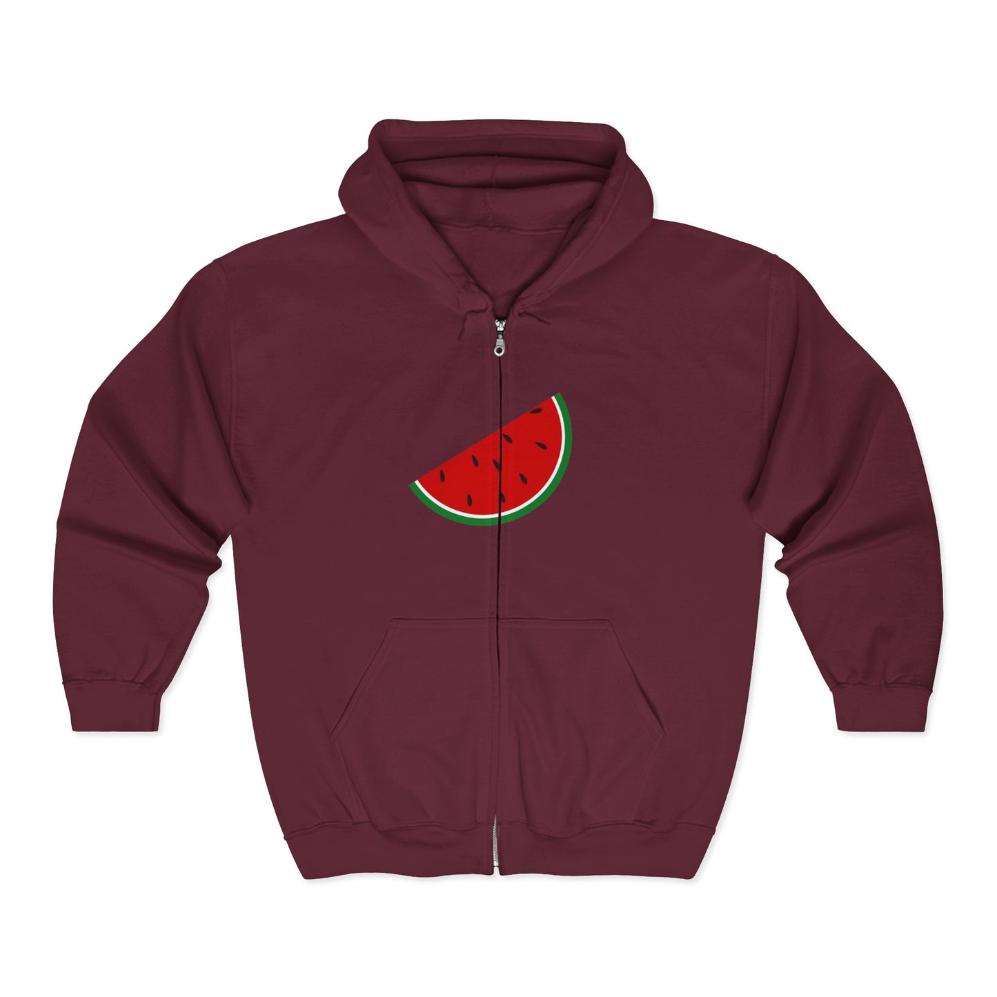 Voice of Resistance Full Zip Hoodie Watermelon Solidarity
