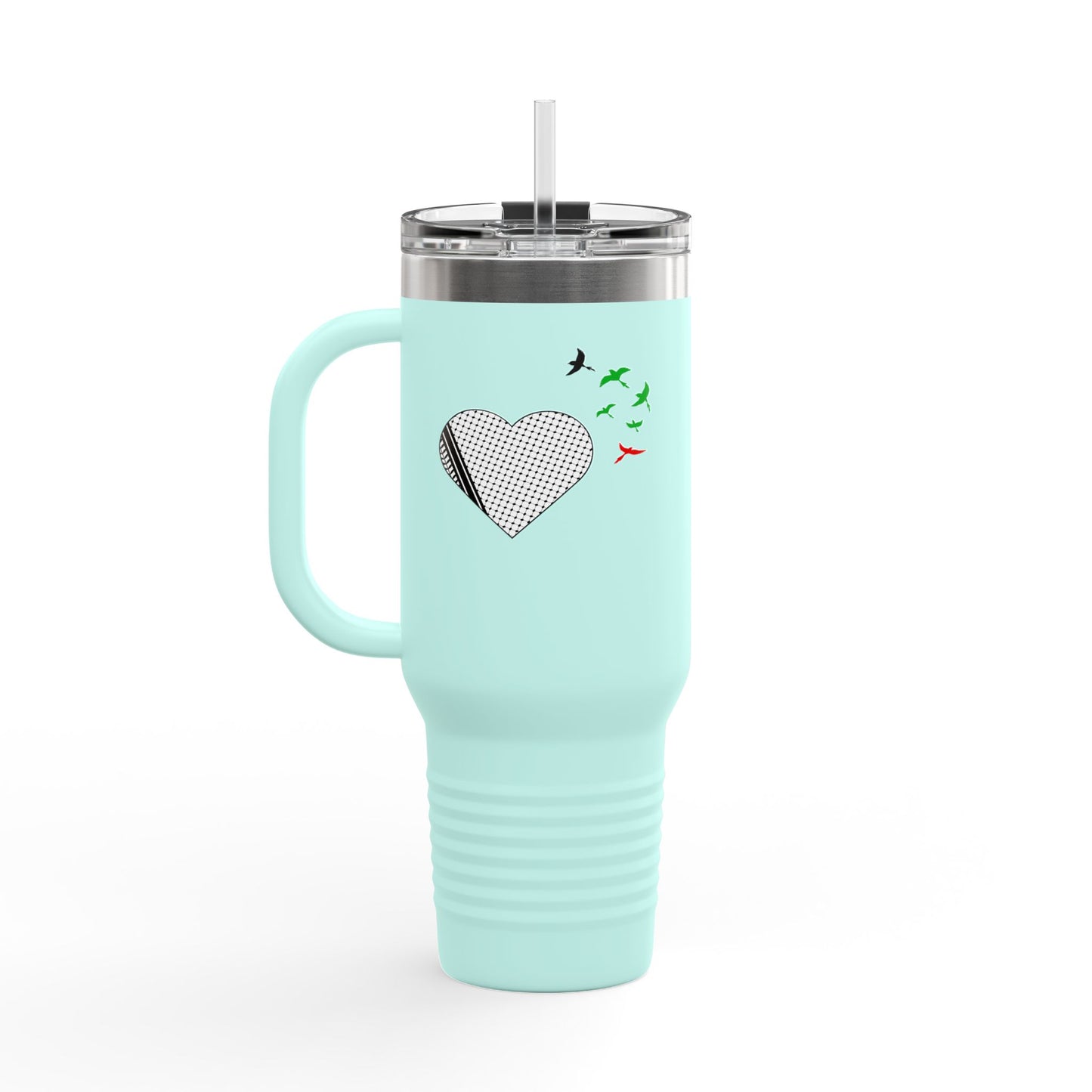 Stand with Palestine Tumbler Love & Solidarity